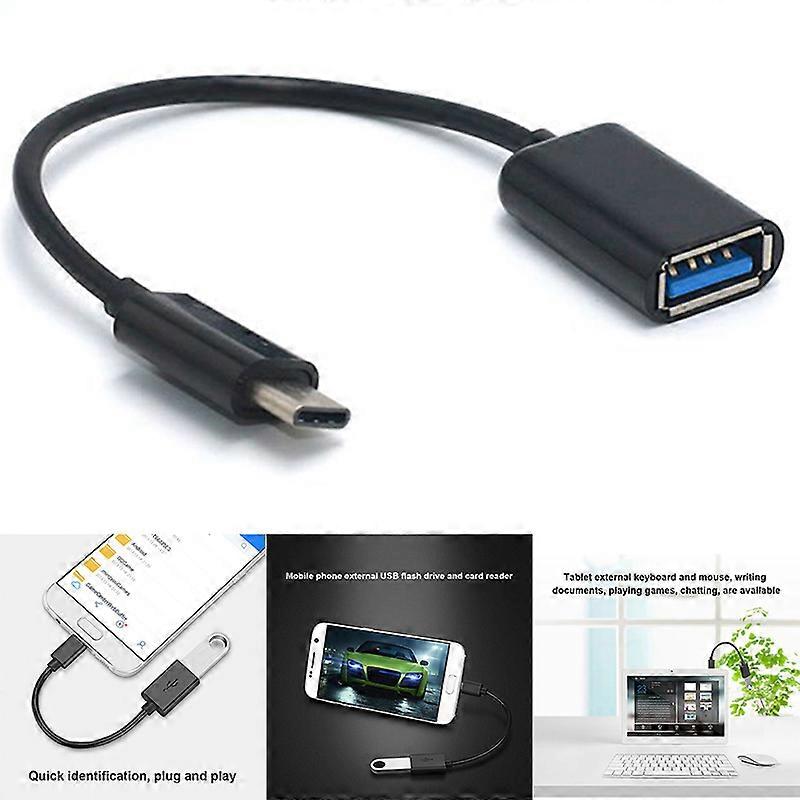 Type-C OTG Adapter Cable USB 3.1 Type C Male To USB 3.0 A Female OTG Data Cord