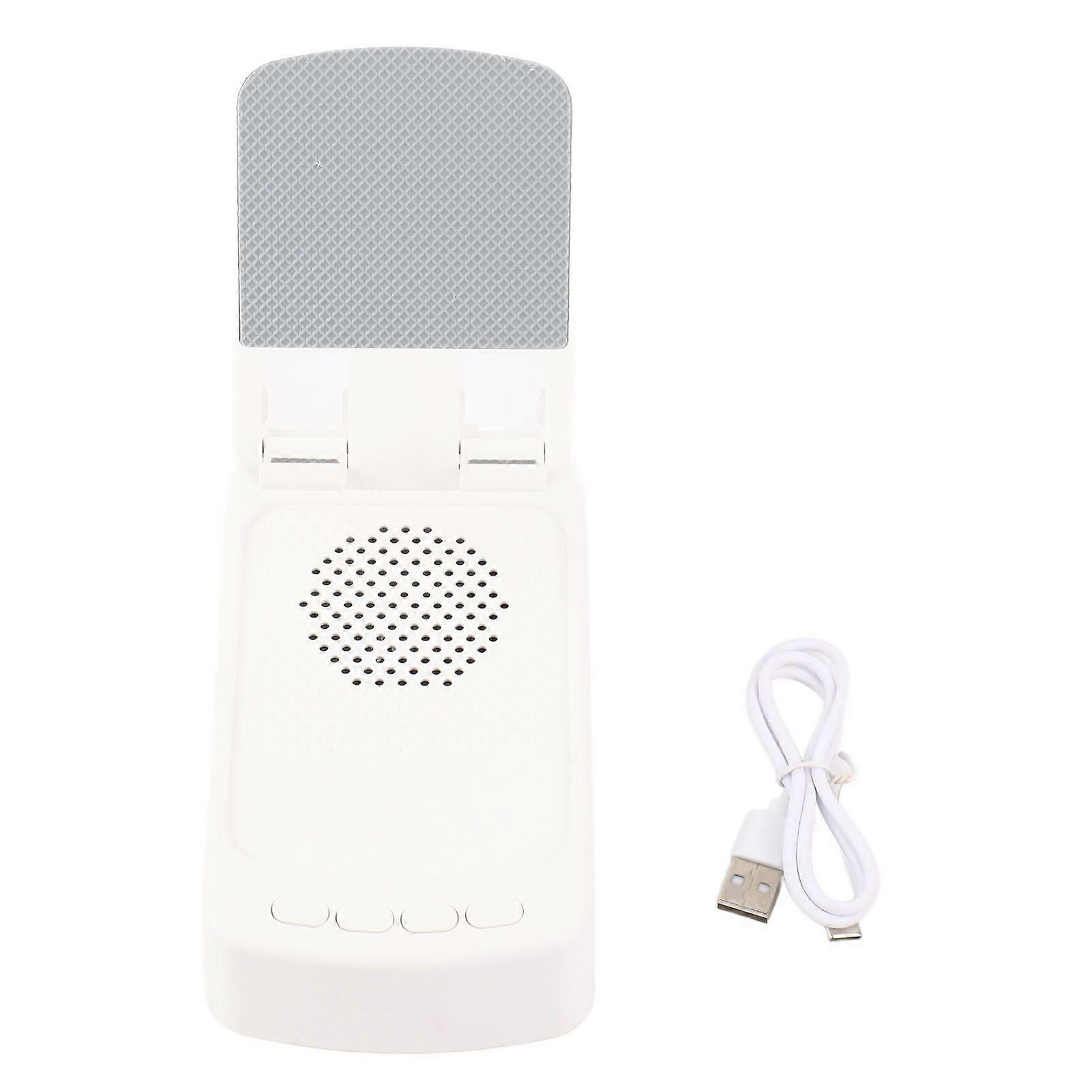 Phone Stand with Wireless BT Speaker USB Output Rechargeable 1500mAh Battery Foldable Lazy Desktop Phone Holder Supports Phone Charging