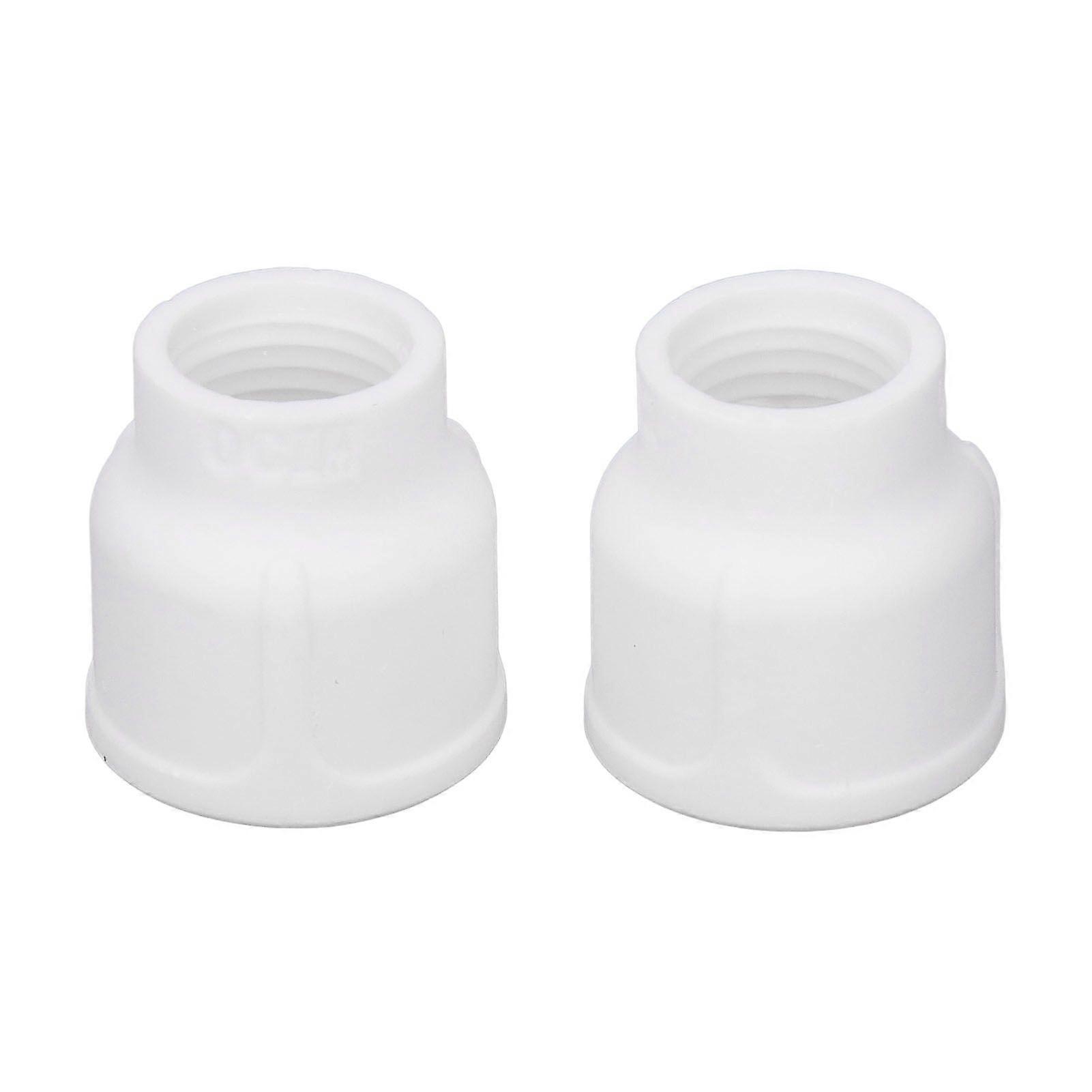 2Pcs Tig Welding Cups White Ceramic Welding Torch Cup Ceramic Nozzle Accessory Kit for DB SR WP 9 20 25