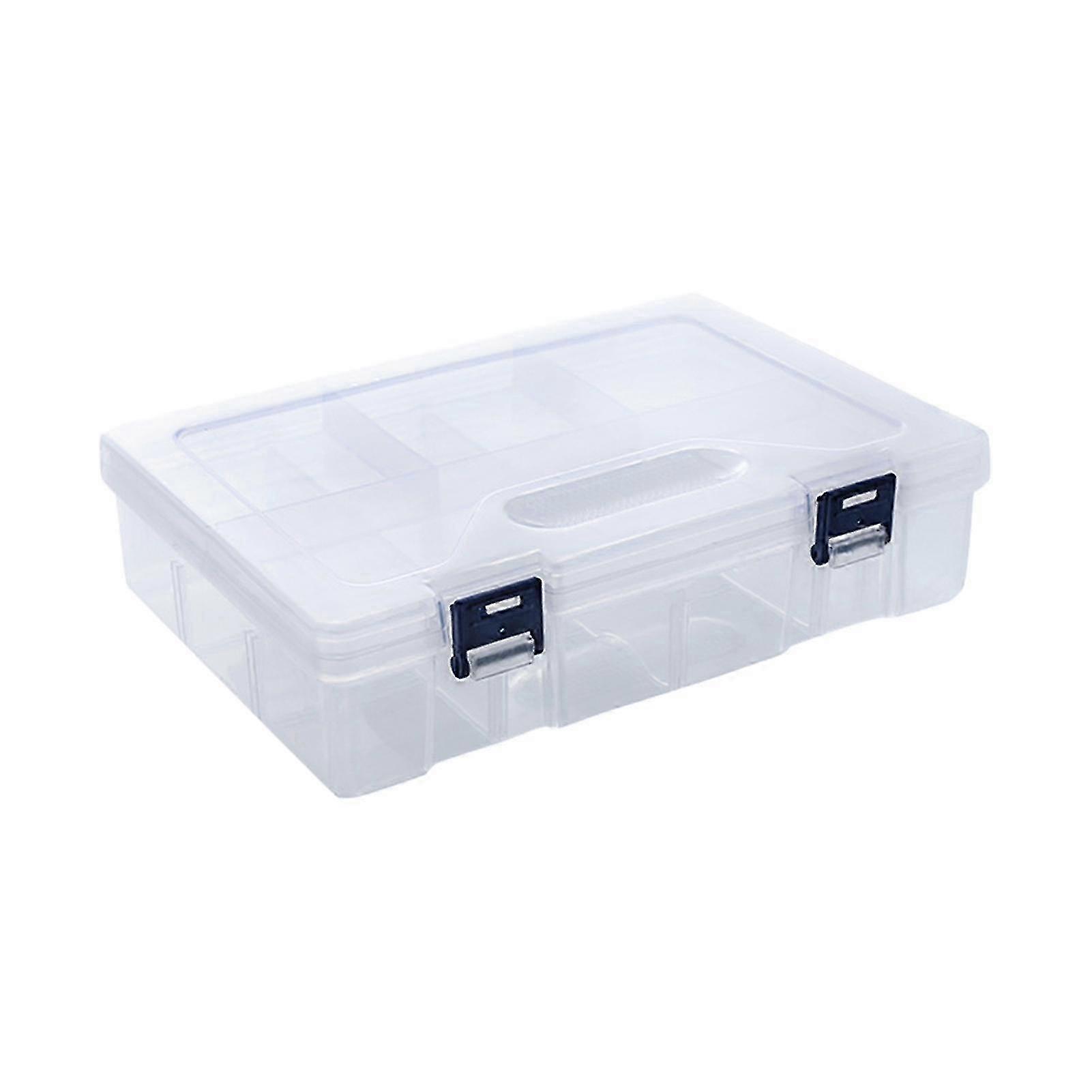Tackle Box Portable Storage Organizer Waterproof Fishing Lures Doub...