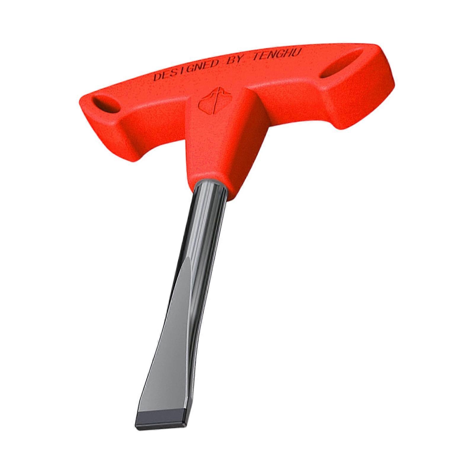 T Handle Screwdriver 1/4" 3/8" Quick Releases Plate Installation Tool Precisions Engineered Steel Shaft  Red