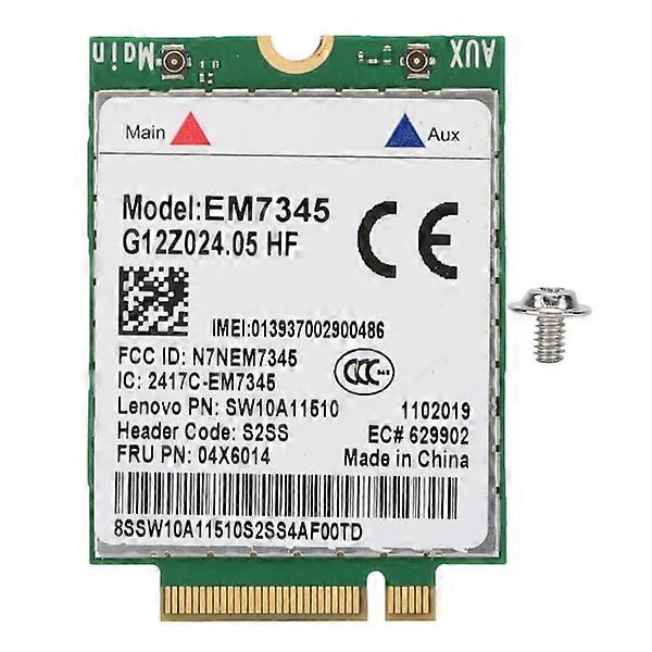 Wireless Network Card for Lenovo EM7345 LTE 4G Module FRU 04X6014 T450 X250 X240 T440 L440