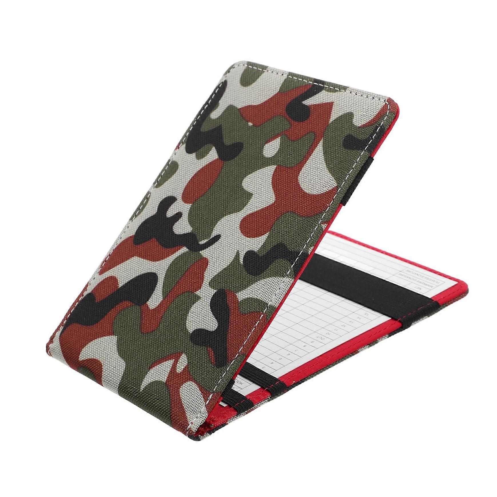 Portable Golf Scorebook 1Set, Compact Lightweight Score Notebook With Scorecards Included For Golf Enthusiasts