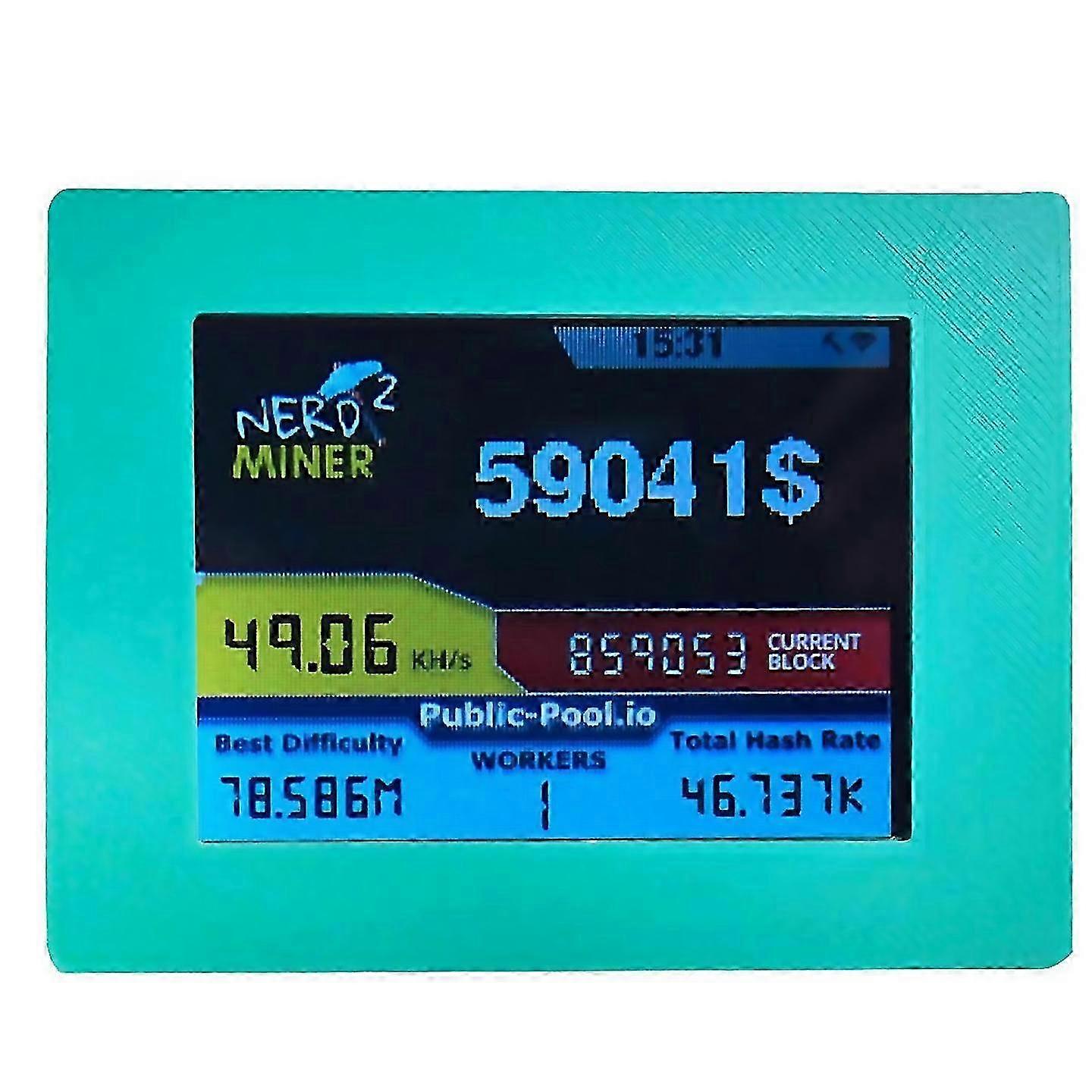 Für 56khs 28 Zoll Lcd Display Btc Lotterie Miner Grün 2025