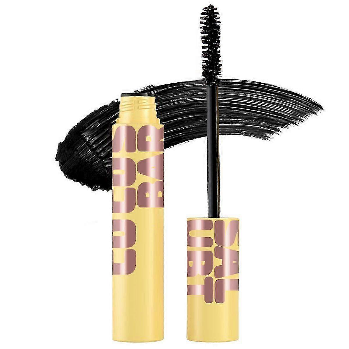Waterproof Volumizing Mascara - Long Lasting, Smudge Proof, Curl Enhancing & Sweat Resistant for Bold, Lengthened Lashes