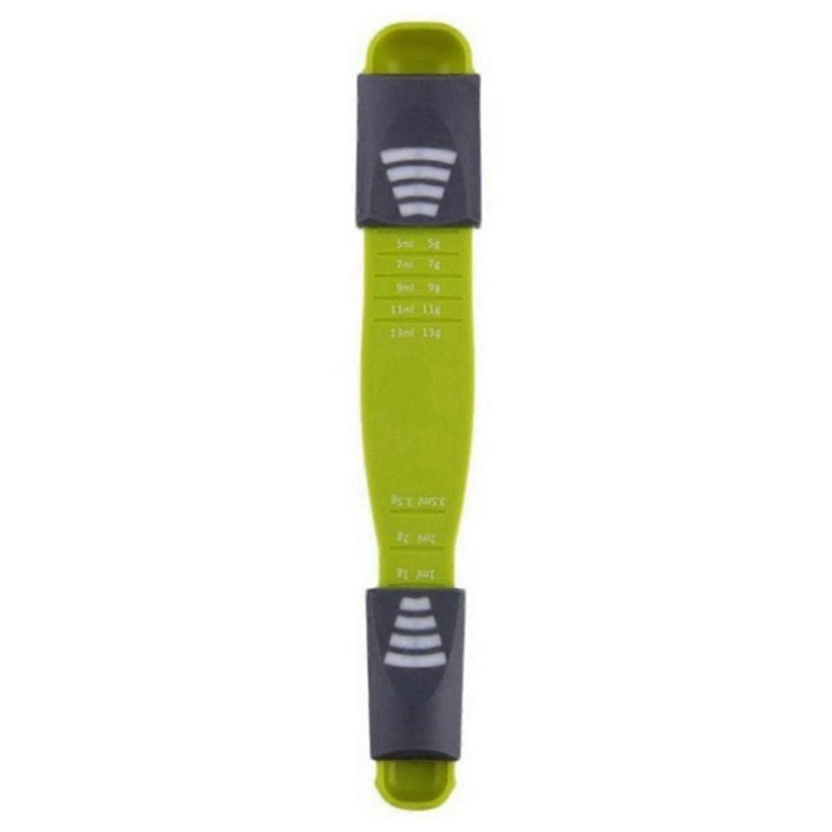 Adjustable Kitchen Scales Measure Cup Double End Eight Stalls Measuring Spoon for Salt Soup Coffee