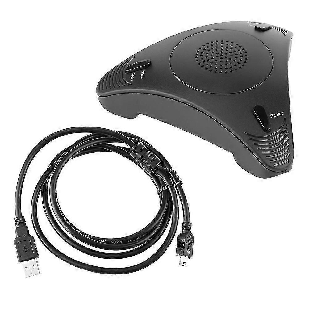 USB Omnidirectional Desktop Computer Microphone for Conference Recording Video Meeting Call