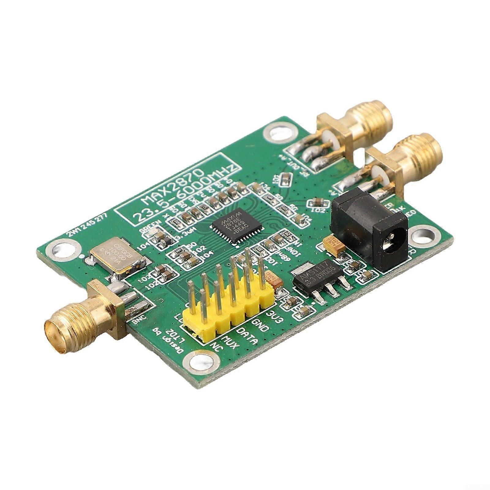 MAX2870 RF Signal Generator Module, 2.35 MHz Reference, Up To 6.0 GHz, PLL VCO, STM32 Driver Compatible