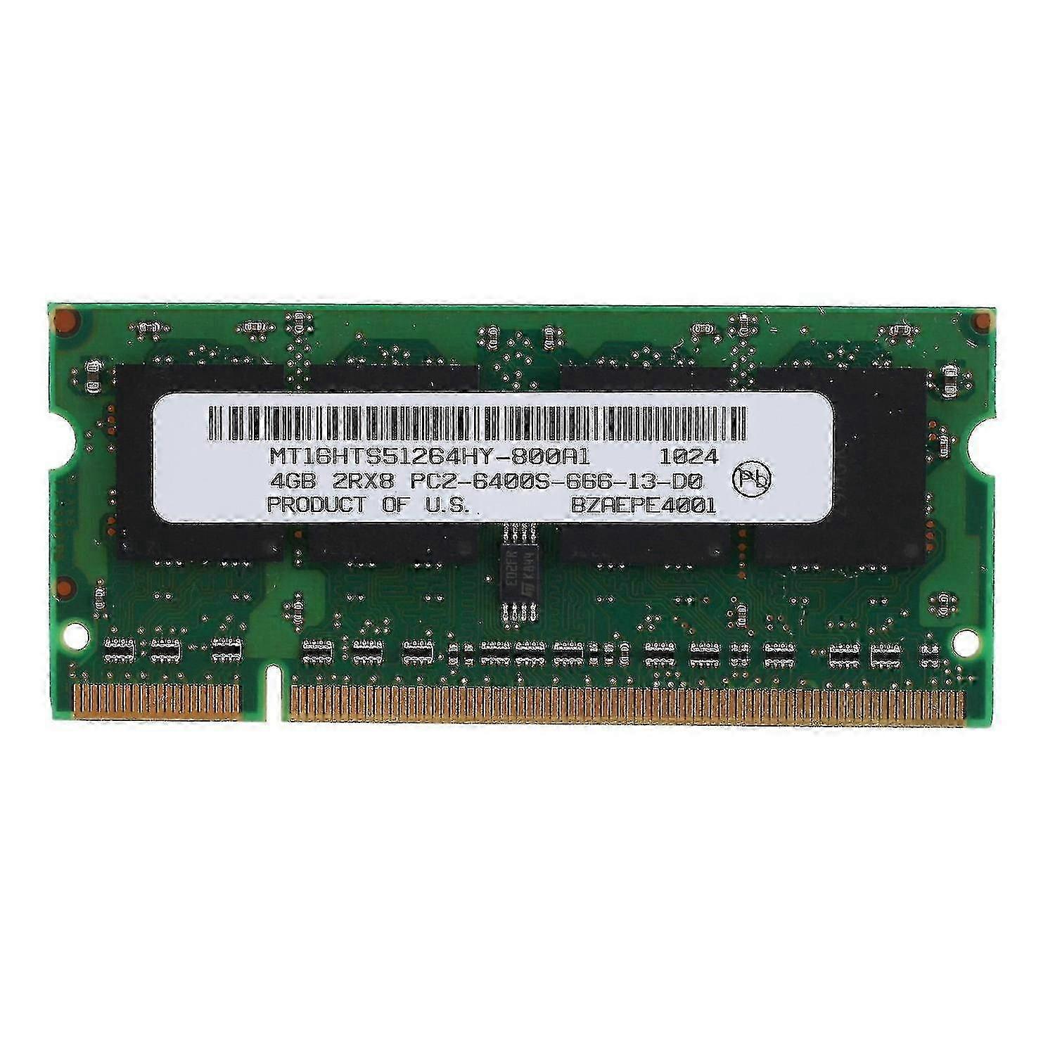 DDR2 4GB Laptop Memory 800MHz PC2-6400 SODIMM 2Rx8 for Intel AMD