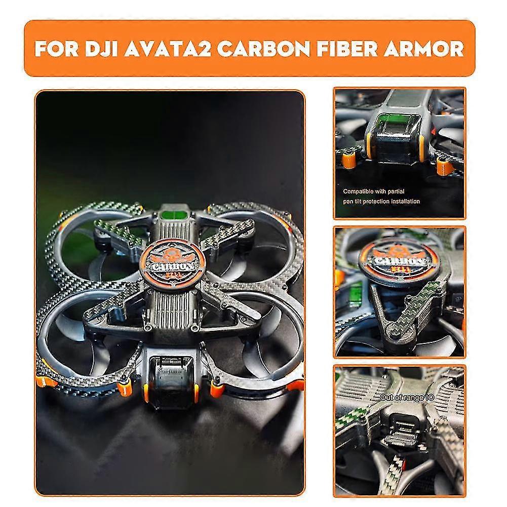 2025 Drone Upgrade Accessory Carbon Fiber Protector with Crash Bar for AVATA2
