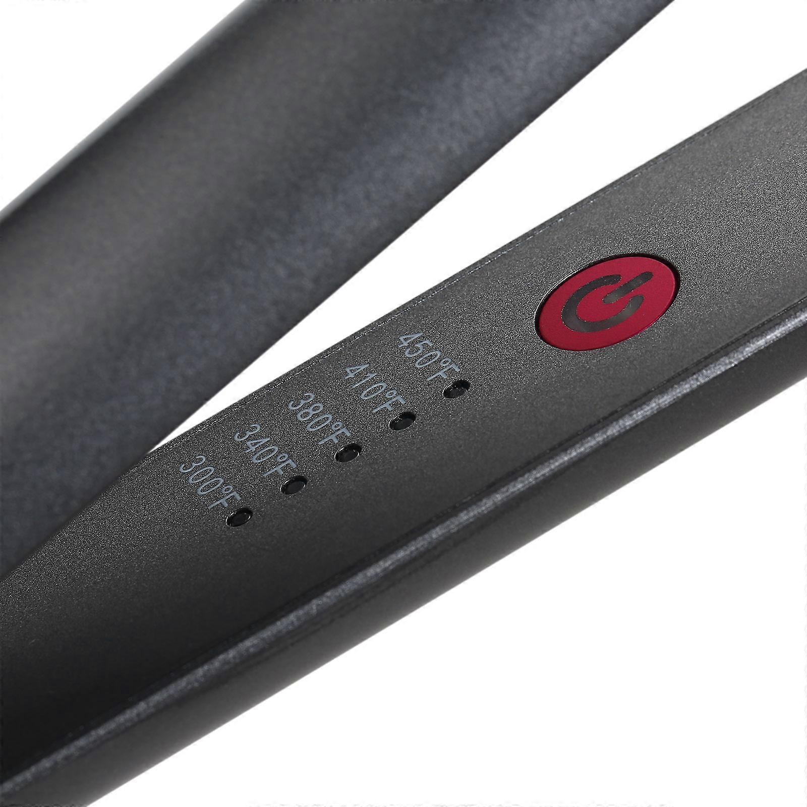 Electric Straightener Ionic Flat Iron Fast Heated Ceramic Straightens & Curls for Man's Beard & Woman's Hair Dual Voltage, Instant Heating