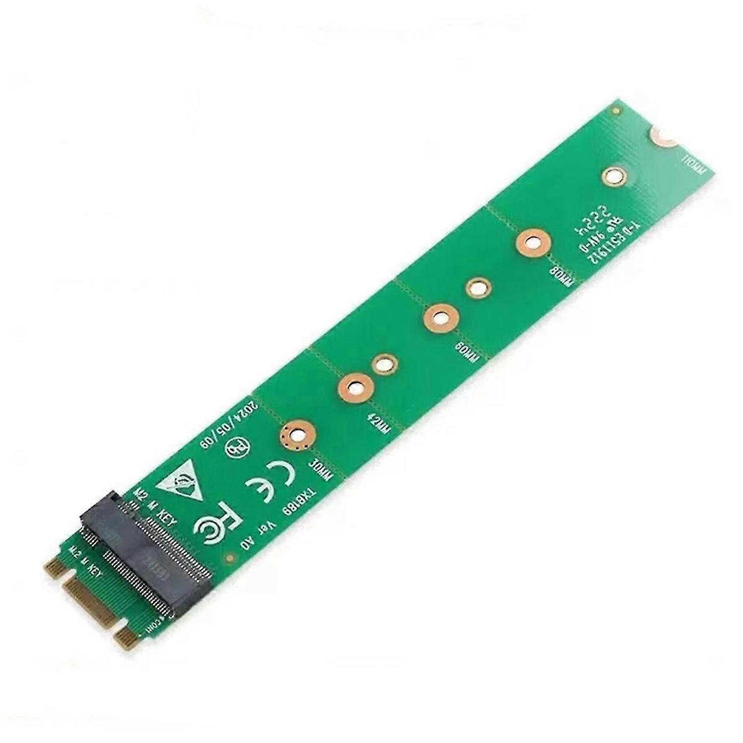 M.2 NVME Test Adapter Board Extension Card Mkey Solid State Drive Test Card 2242 to 2260