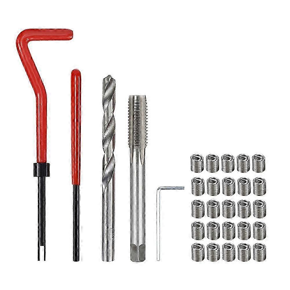 Thread Repair Kit M5 M6 Metric8 Metric10 Threaded Tool Twist Drill Bits 2025
