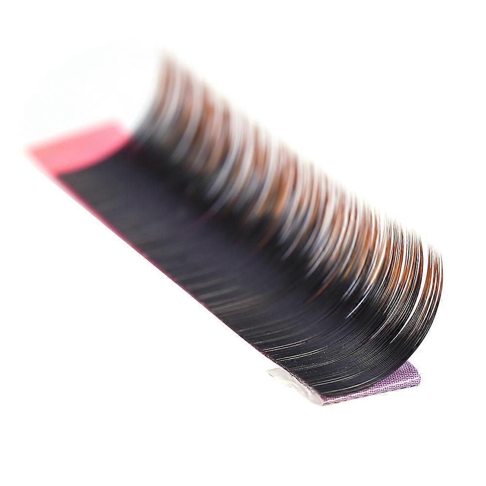 12mm Gradient Color False Eyelash Extensions 12pcs Individual Lashes