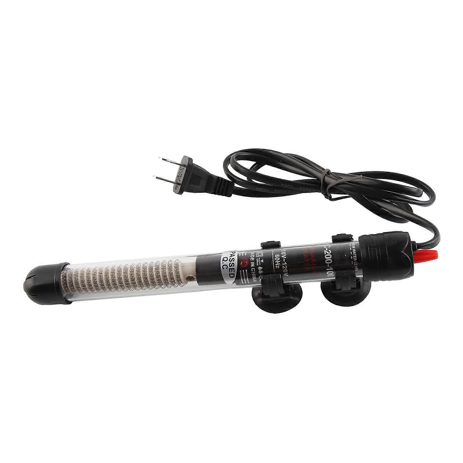 Chauffe-eau submersible automatique à température constante pour aquarium en verre 100 W, accessoire pour aquarium, prise US 110 V
