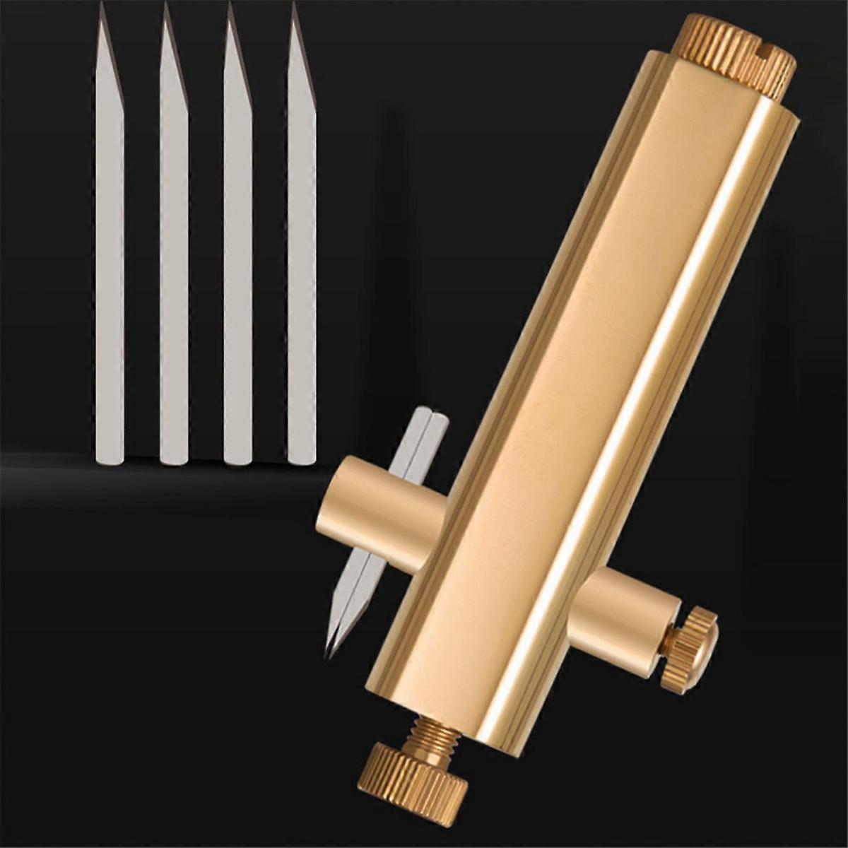 Violin Making Tools Brass Purfling Inlay Inlaid Groove Tool Violin Luthier Tool Musical Instrument