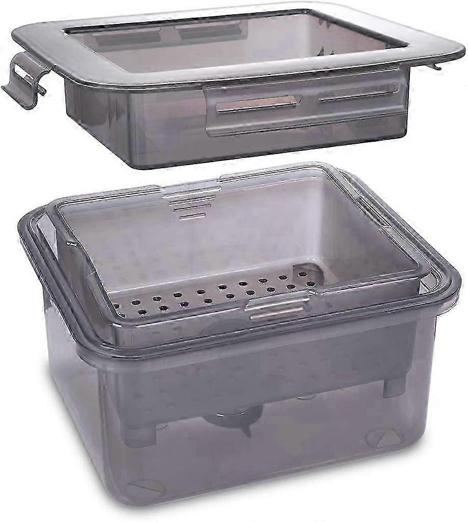 Tofu press, tofu water press, easily remove moisture from tofu, better taste, food grade plastic, effective three-layer design