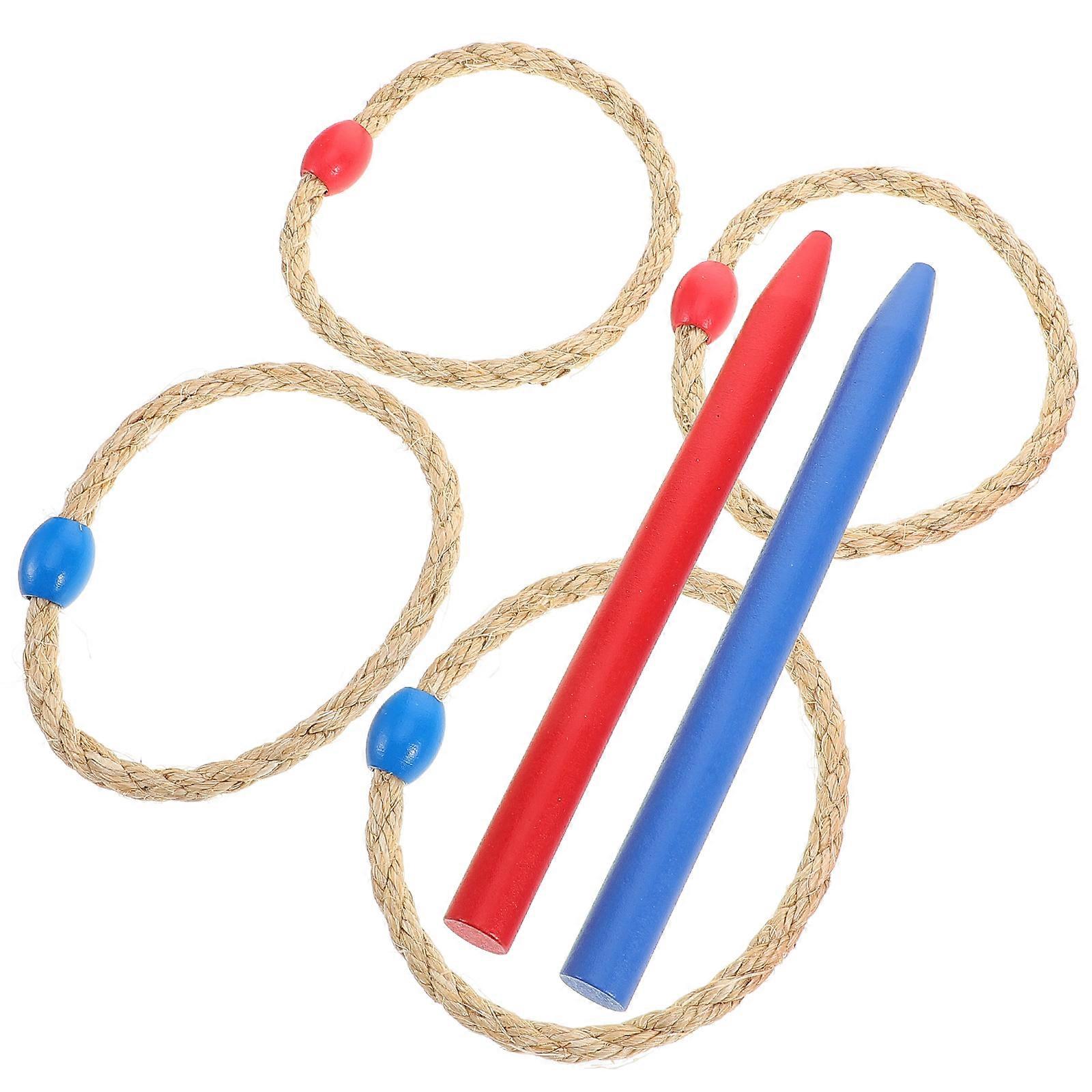 Rope Rings for Ring Toss Outdoor Game 5Sets for Kids and Adults
