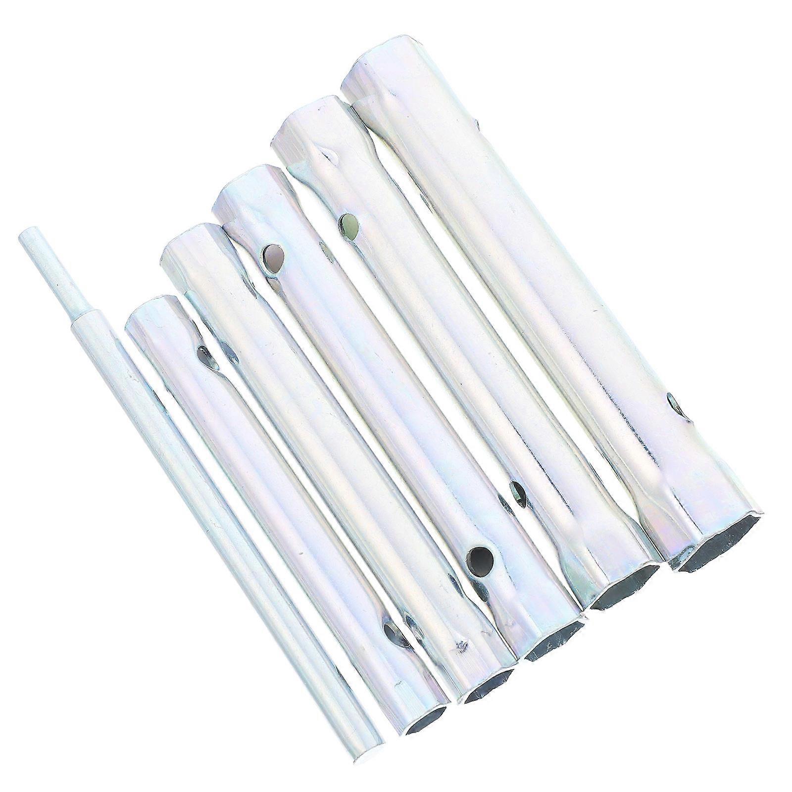 Hexagonal Wrench Socket Tool for Repairing Spark Plugs 4Sets Steel Spanner