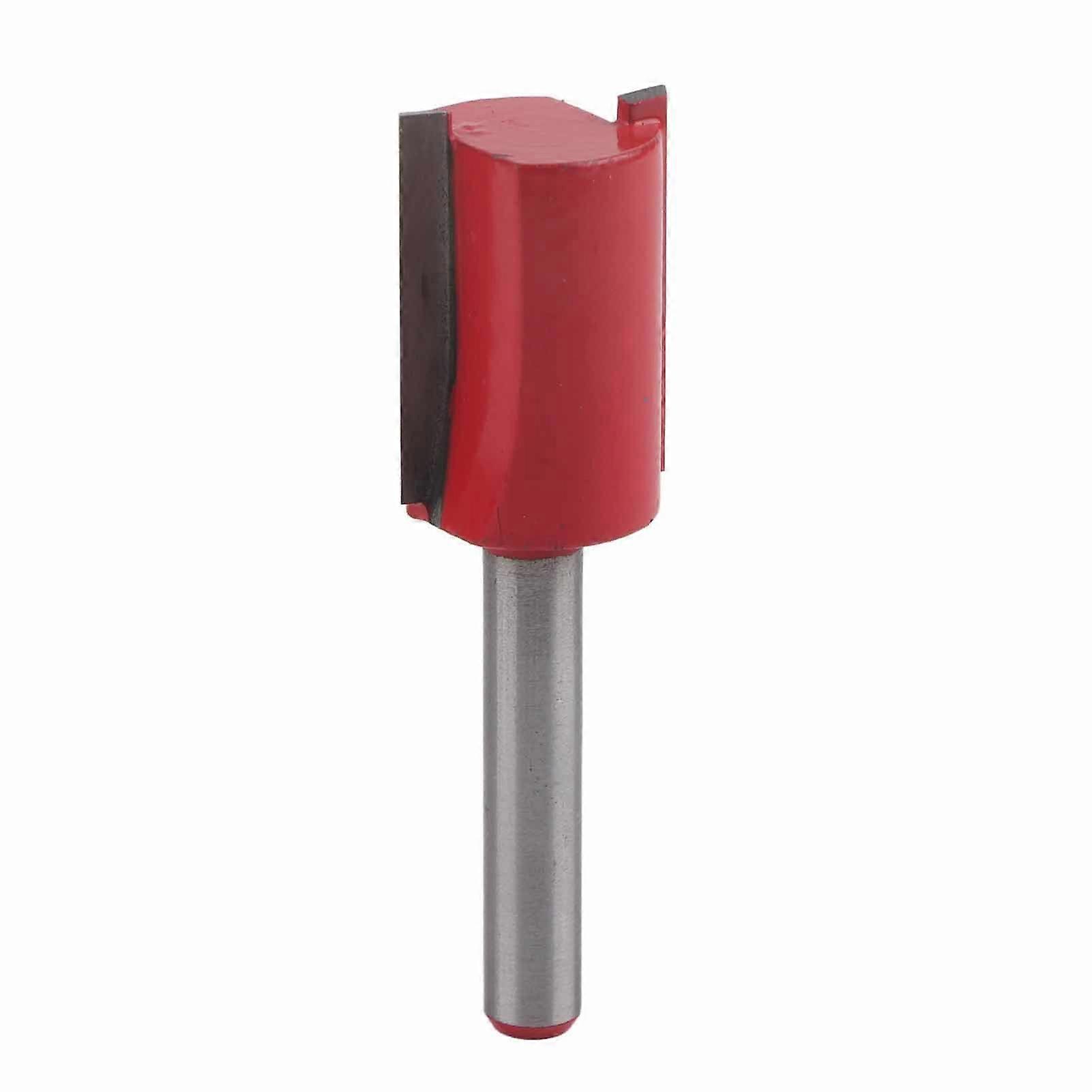 Straight Bit Extended 2 Flute Alloy Steel Trimming Slotting CNC Woodworking Tools 1/4in Shank18mm
