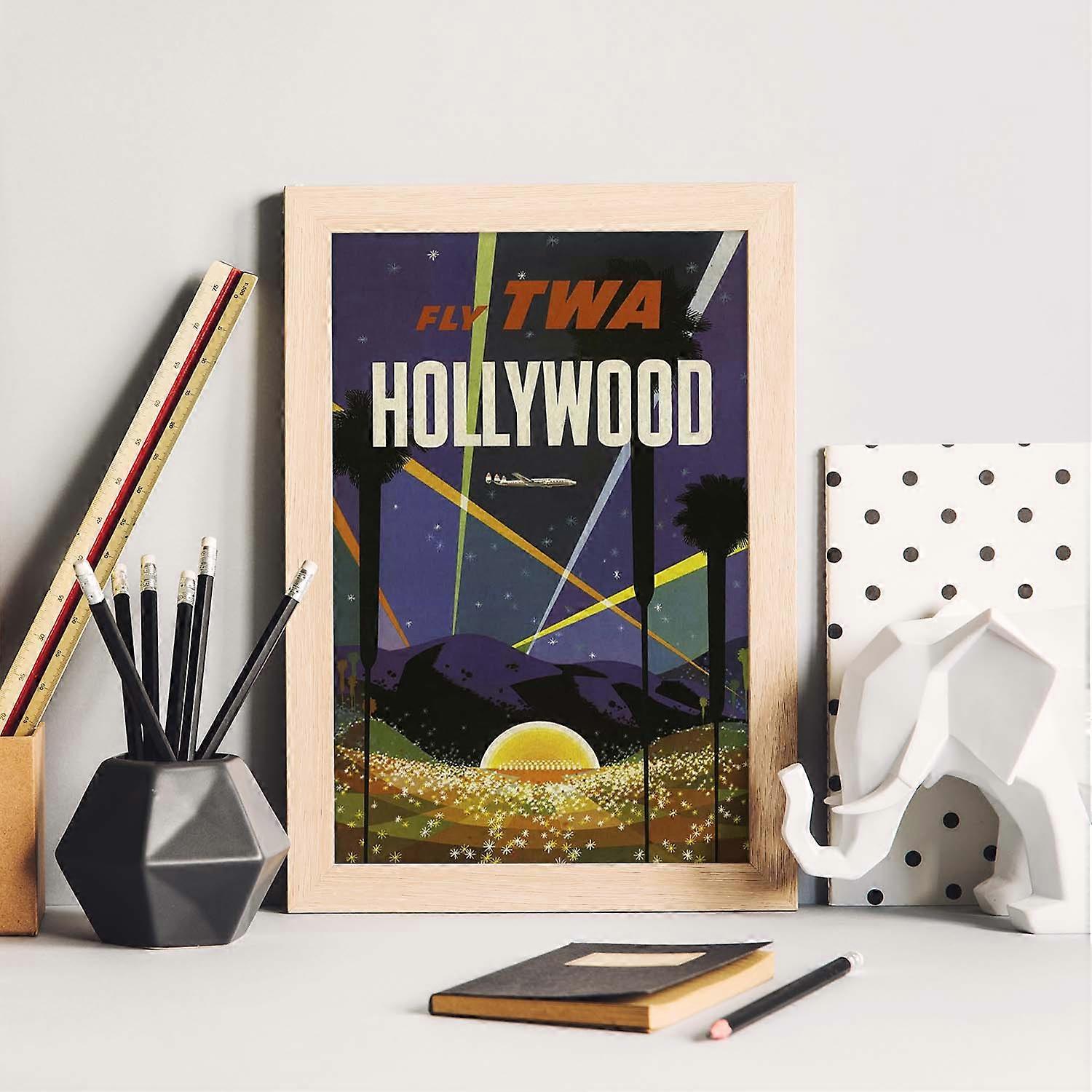 Impression Hollywood Vintage en Amérique