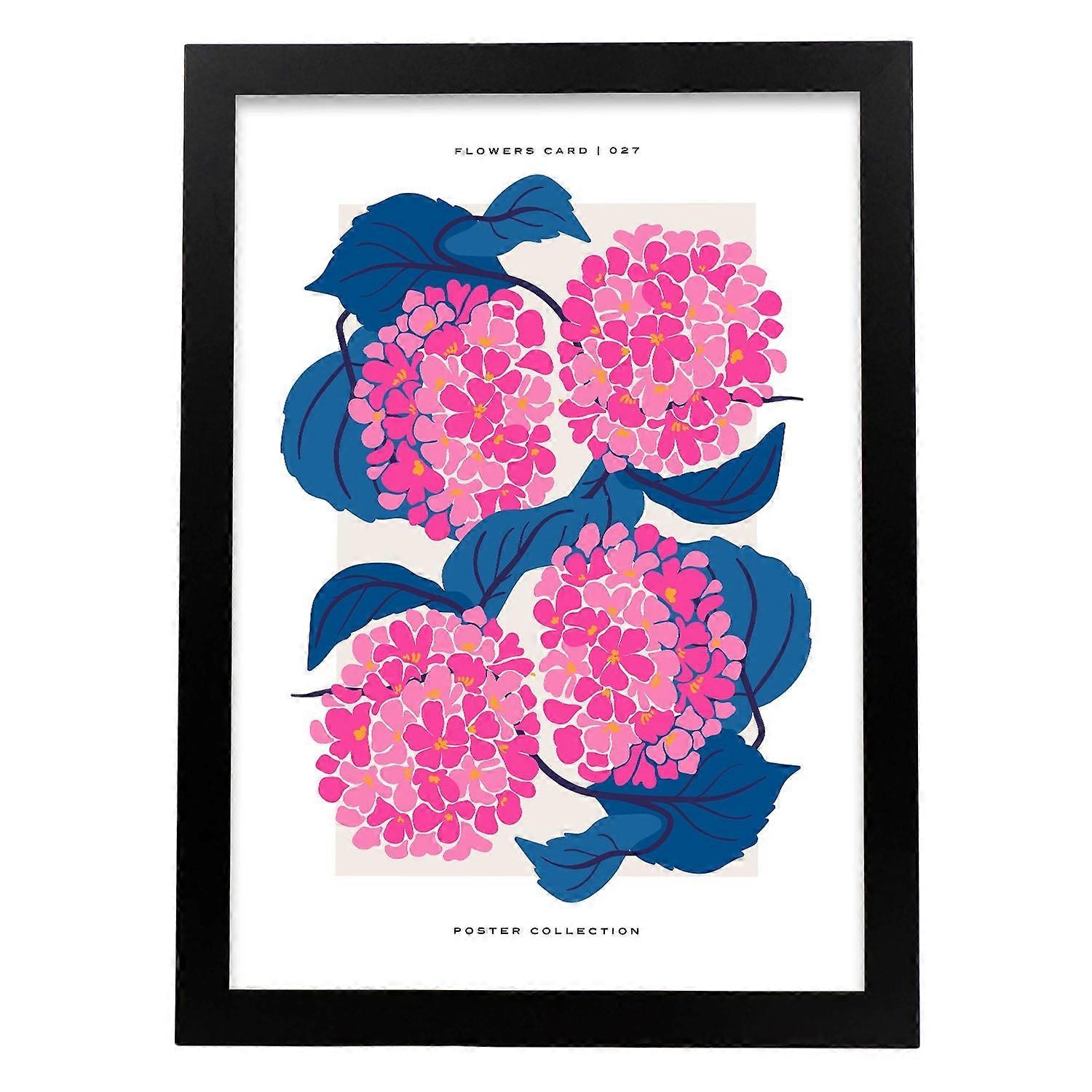 Hortensia bukett plakat
