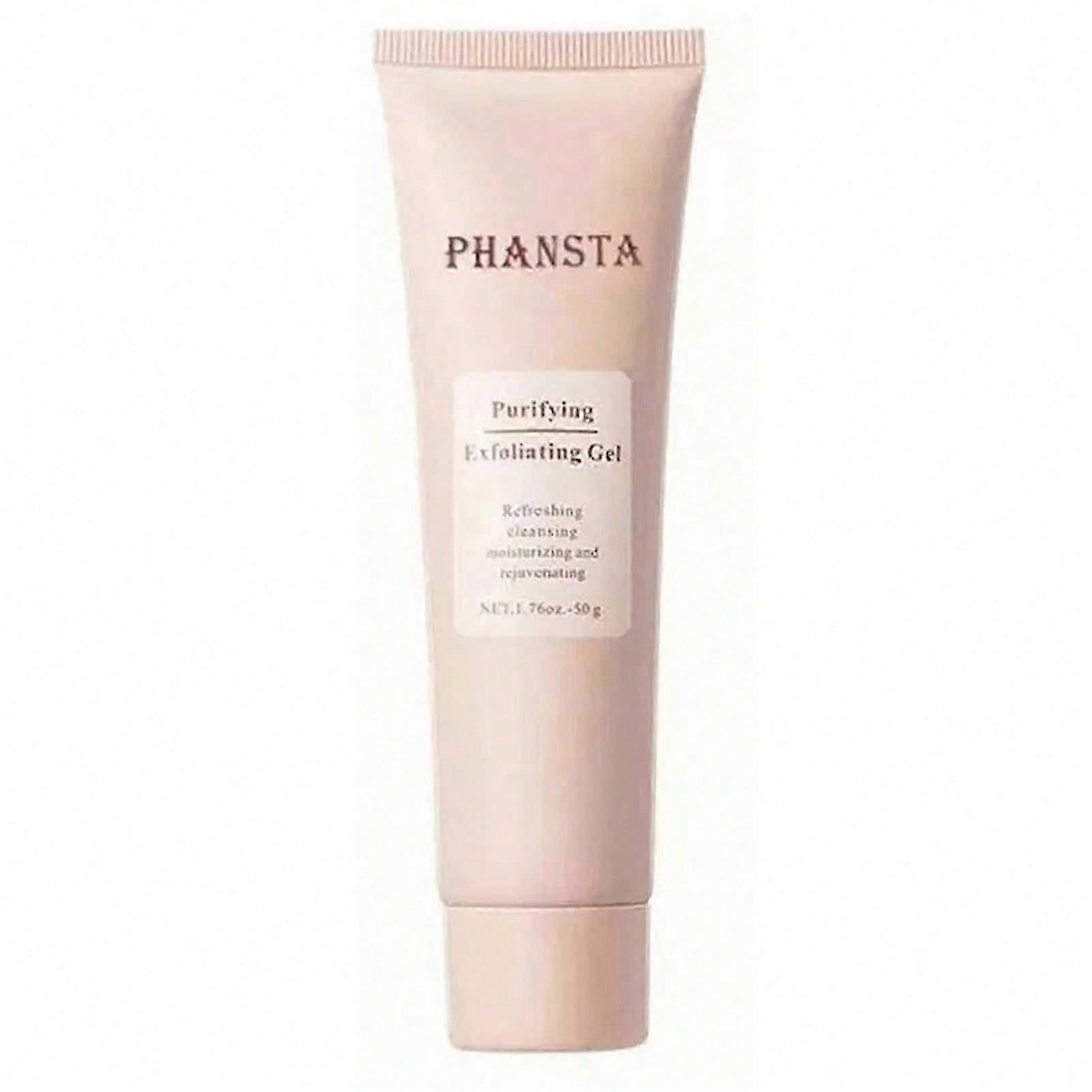 Hyaluronic Acid Exfoliating Face Gel, Deep Hydration, Pore Shrinking, Gentle Cleanser for All Skin Types, Daily Use
