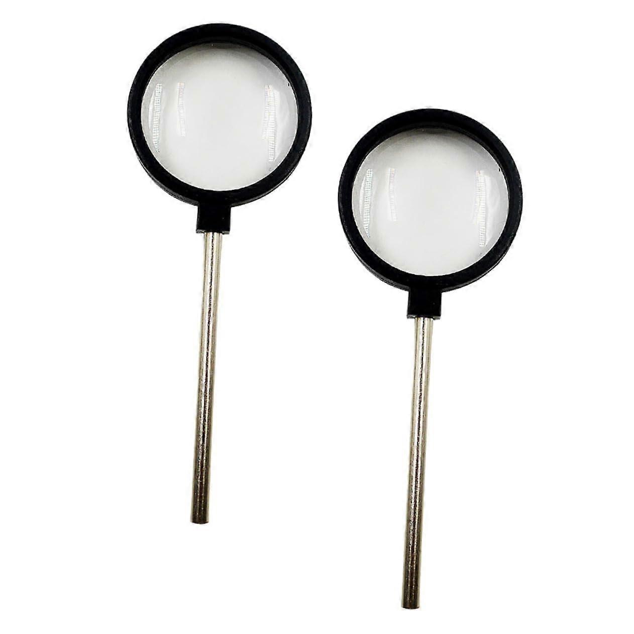 Handheld Physical Teaching Lenses 2Piece Convex Concave Kit For Solar Experiment Education