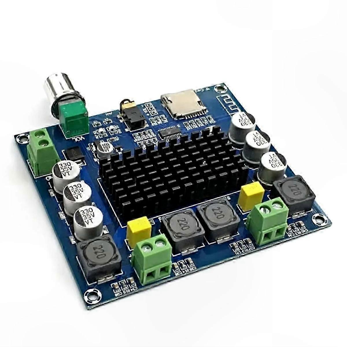 High-Power Audio Amplifier Module with Bluetooth Support and AUX Input for Speakers TDA7498 Sound Board