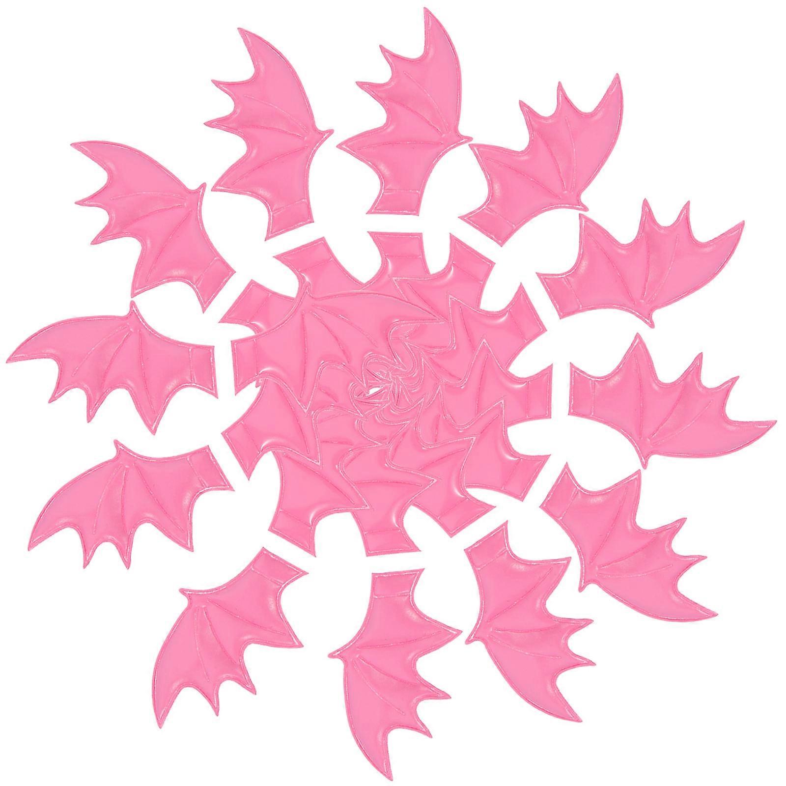 Multi-Function Decorative Wings Headdress for Hat 50Pcs Pink
