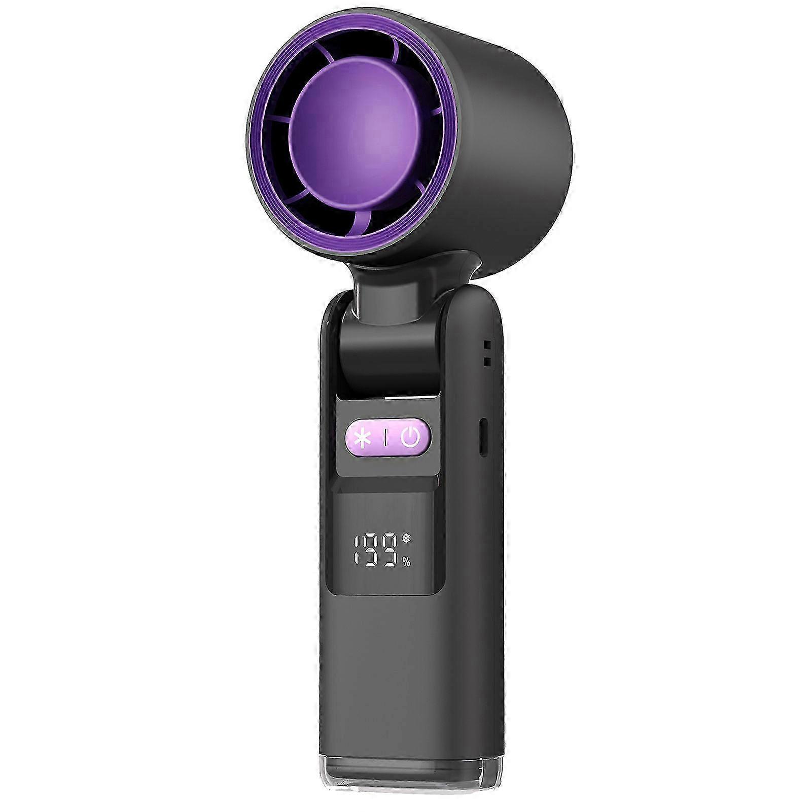 Portable Mini Turbos Fan 1-199 Speed Adjustables Low Noise Cold Fan for Men Women