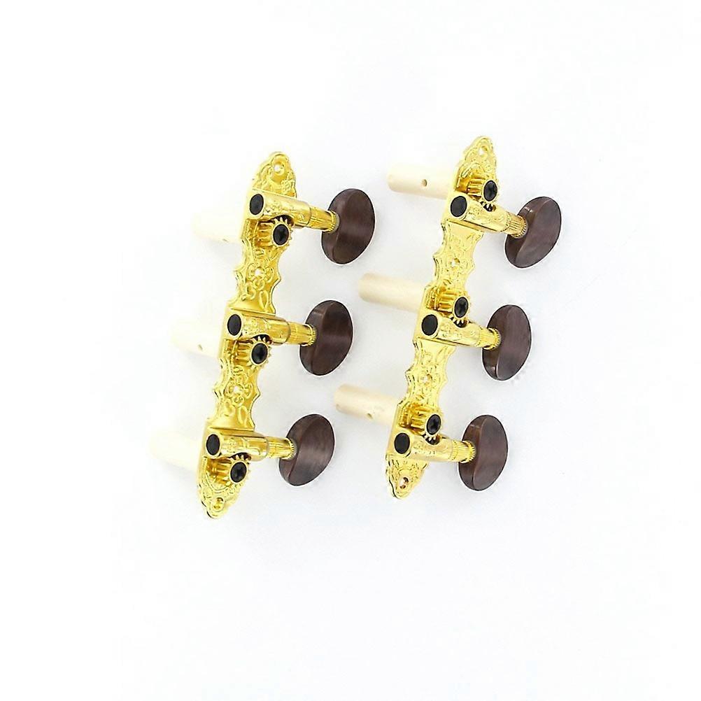 Guitar Tuner for Classic Guitar Tuning Pegs Machine Heads 2Pcs Golden