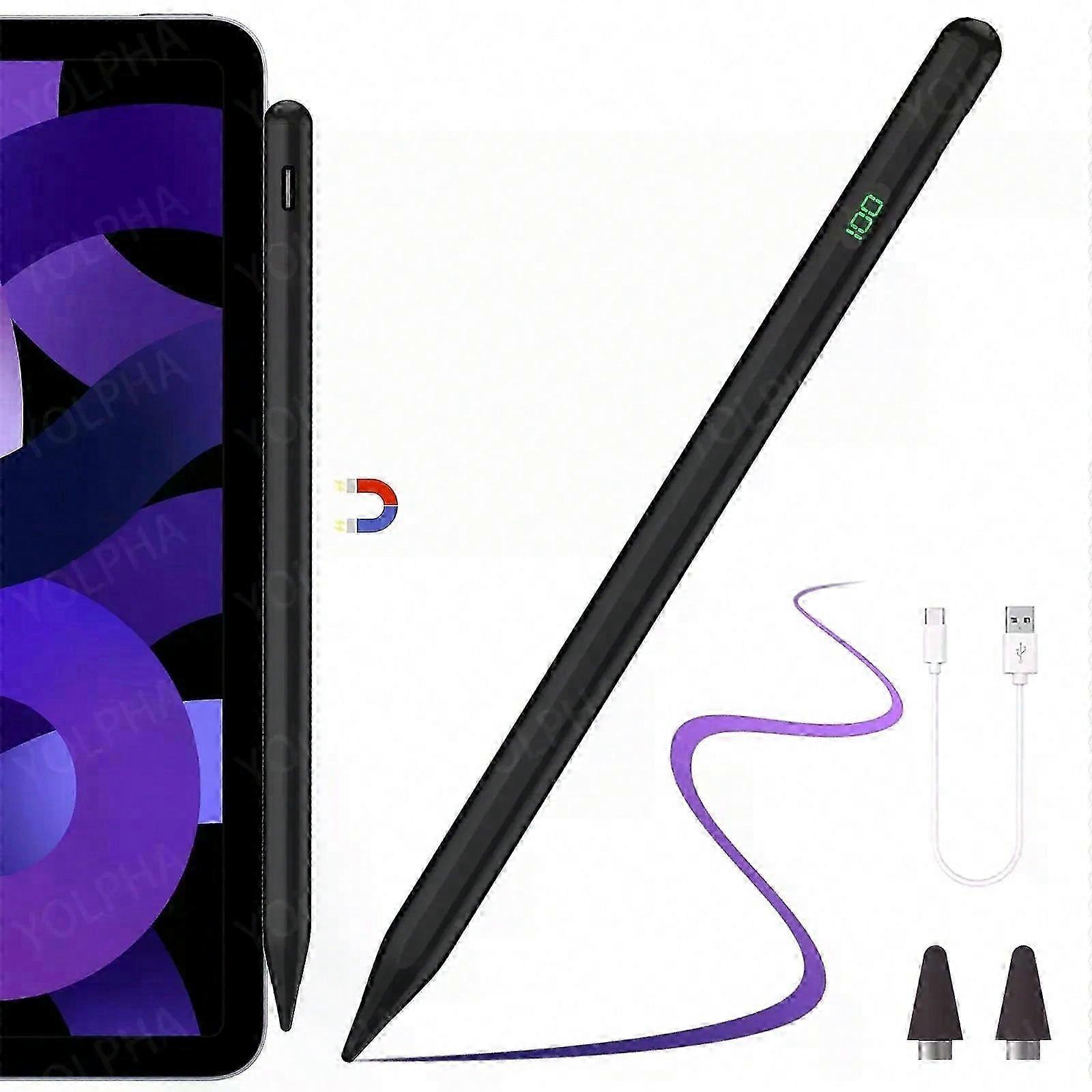 con Universal Stylus Pen With LED Digital Power Display For iPad Samsung Lenovo Xiaomi Tablet Pen S8 S7+S7FE S6lite A7 A8 P12 Y700