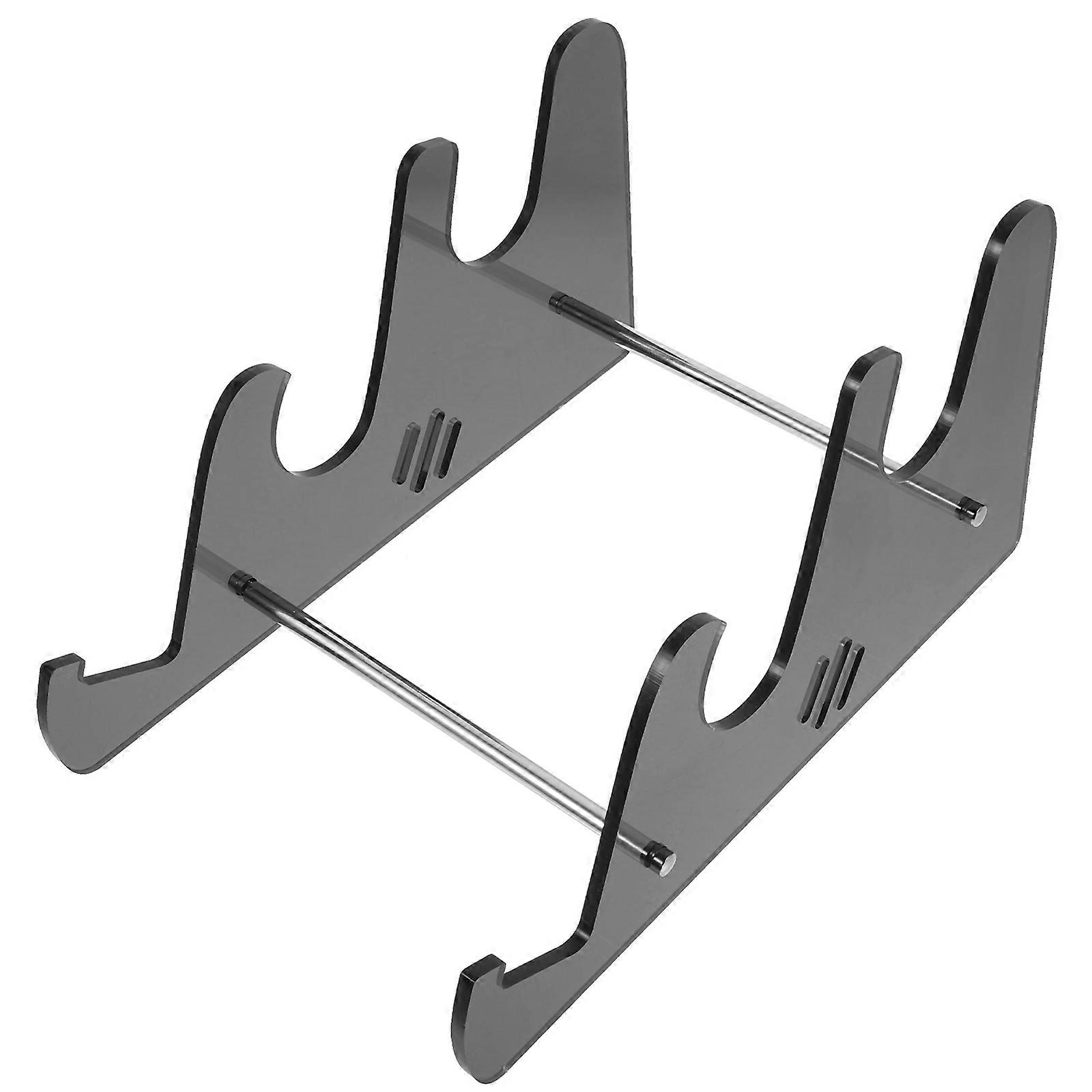 Black Acrylic Keyboard Holder for Display 3Pcs Mechanical Keyboard Stand