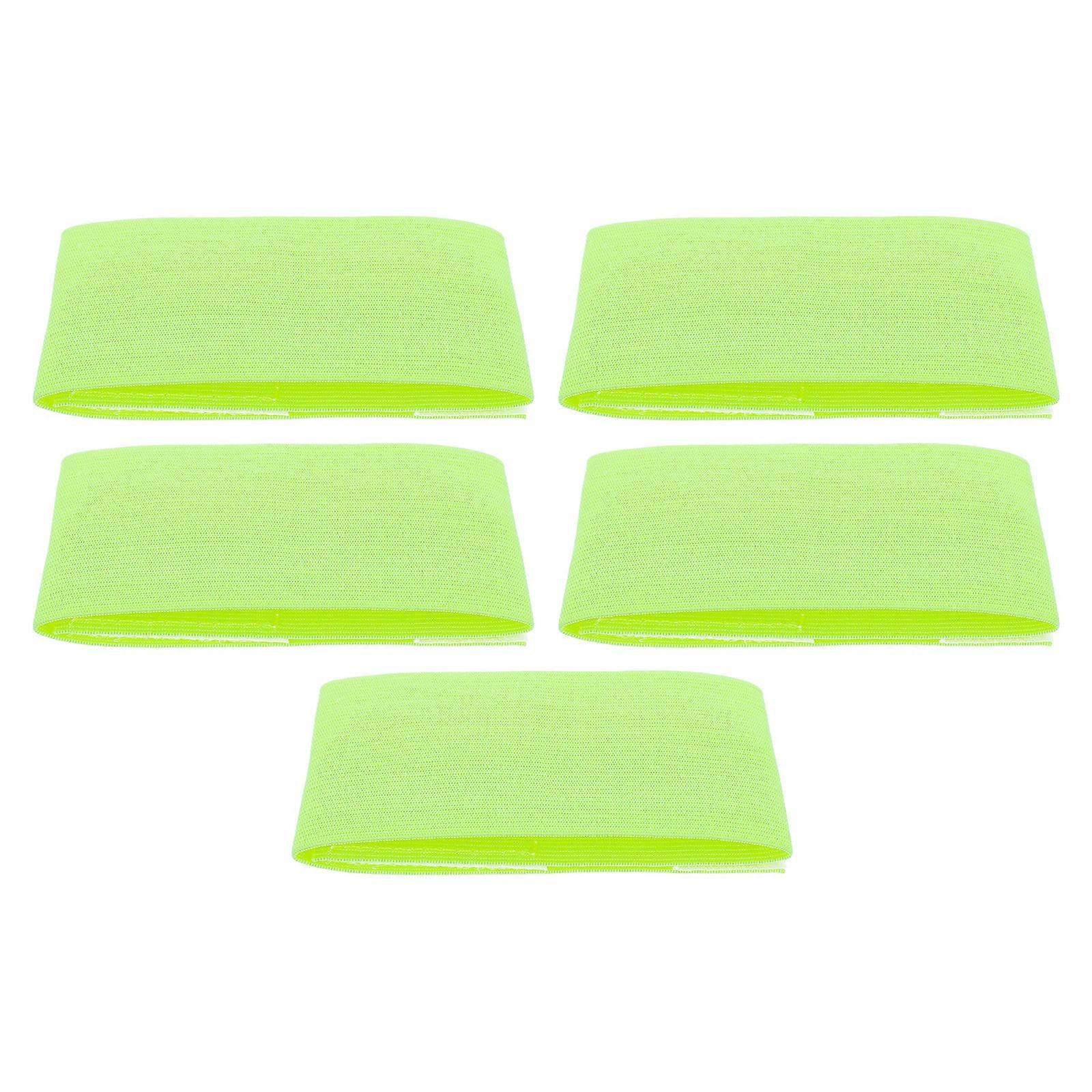 Tape Sleeve Captains Armbands for Sports Use 5Pcs Team Supplies