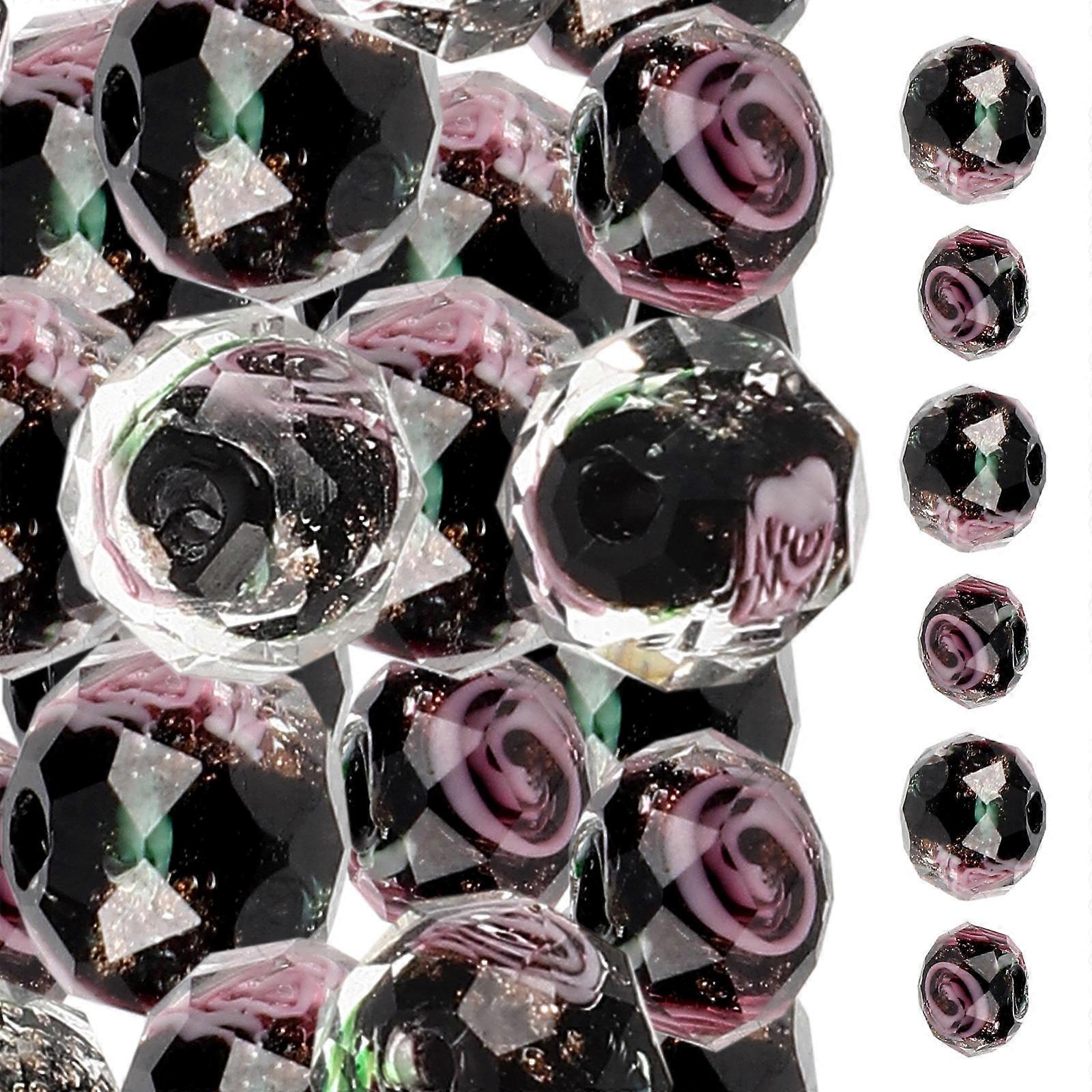 Black Azure Stone Beads DIY Beads for Bracelet Making 200Pcs Set