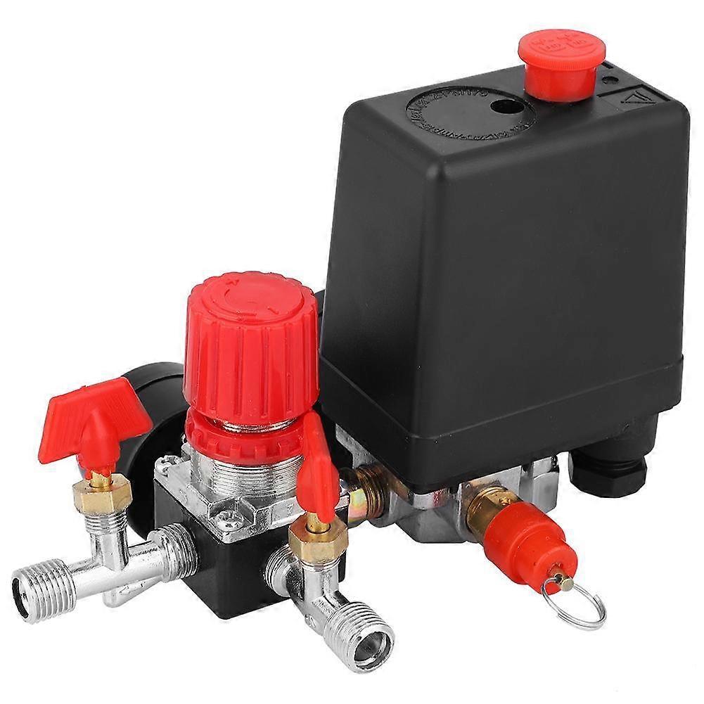 Air Compressor Pressure Switch Valve Switch Air Compressor with Regulators Gauge