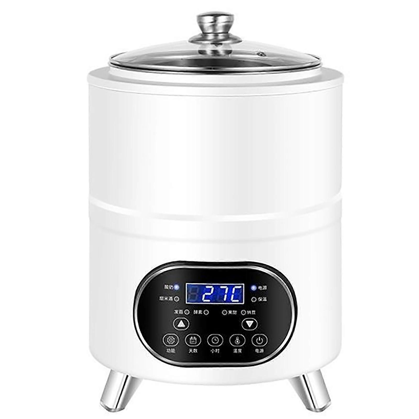 Automatic Yogurt Maker 8L 400W Time And Temperature Control Home Yogurt Fermenter White Small For Fruit Vinegar