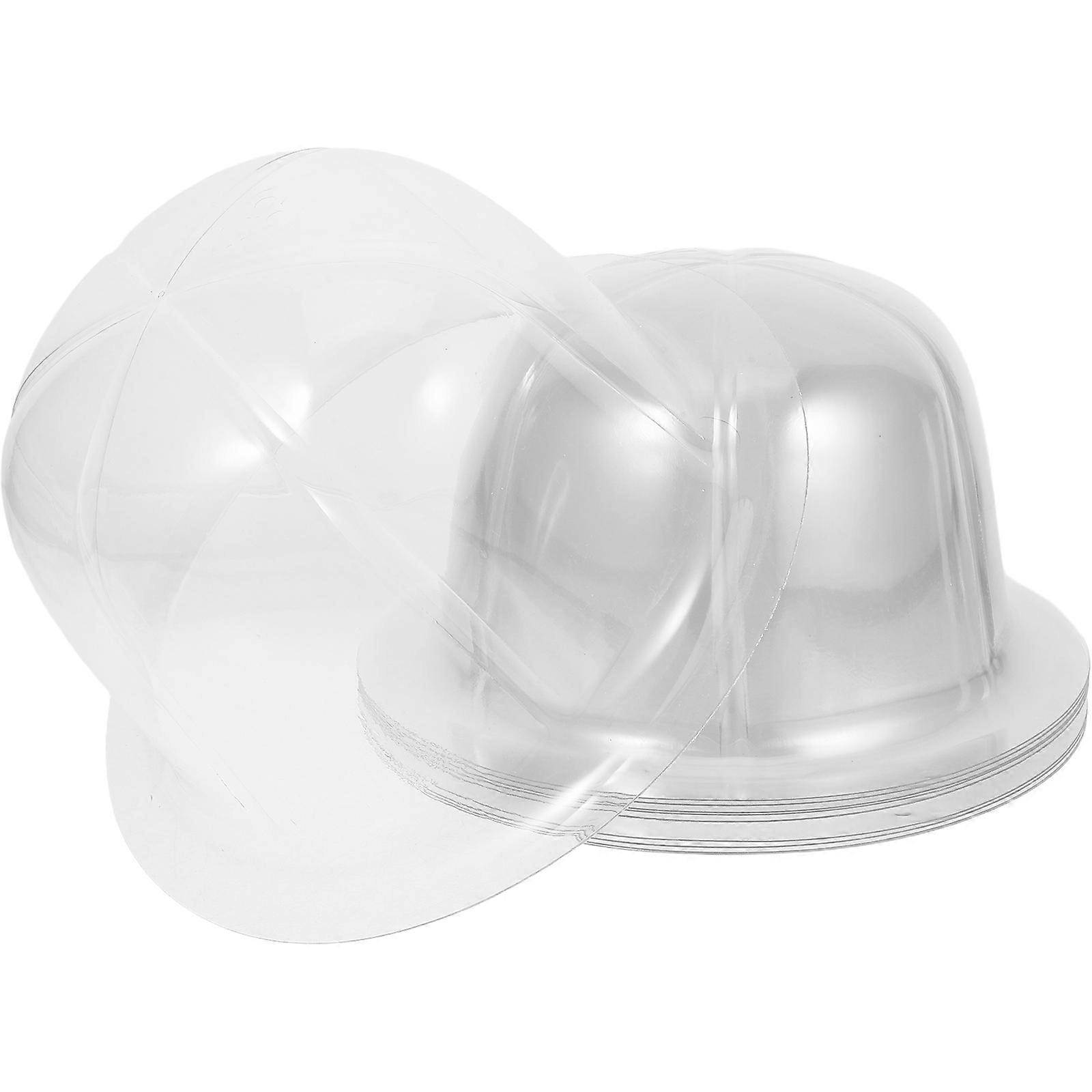 Baseball Cap Storage Box for Hat Protection 10Pcs Clear Plastic Organizer