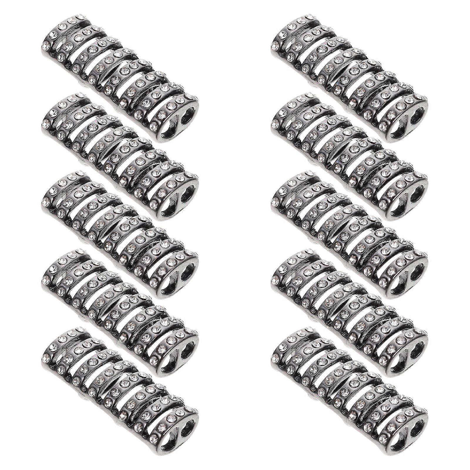 Replaceable Watchband Adapter Alloy Watch Connector for Connecting 10Pcs Black