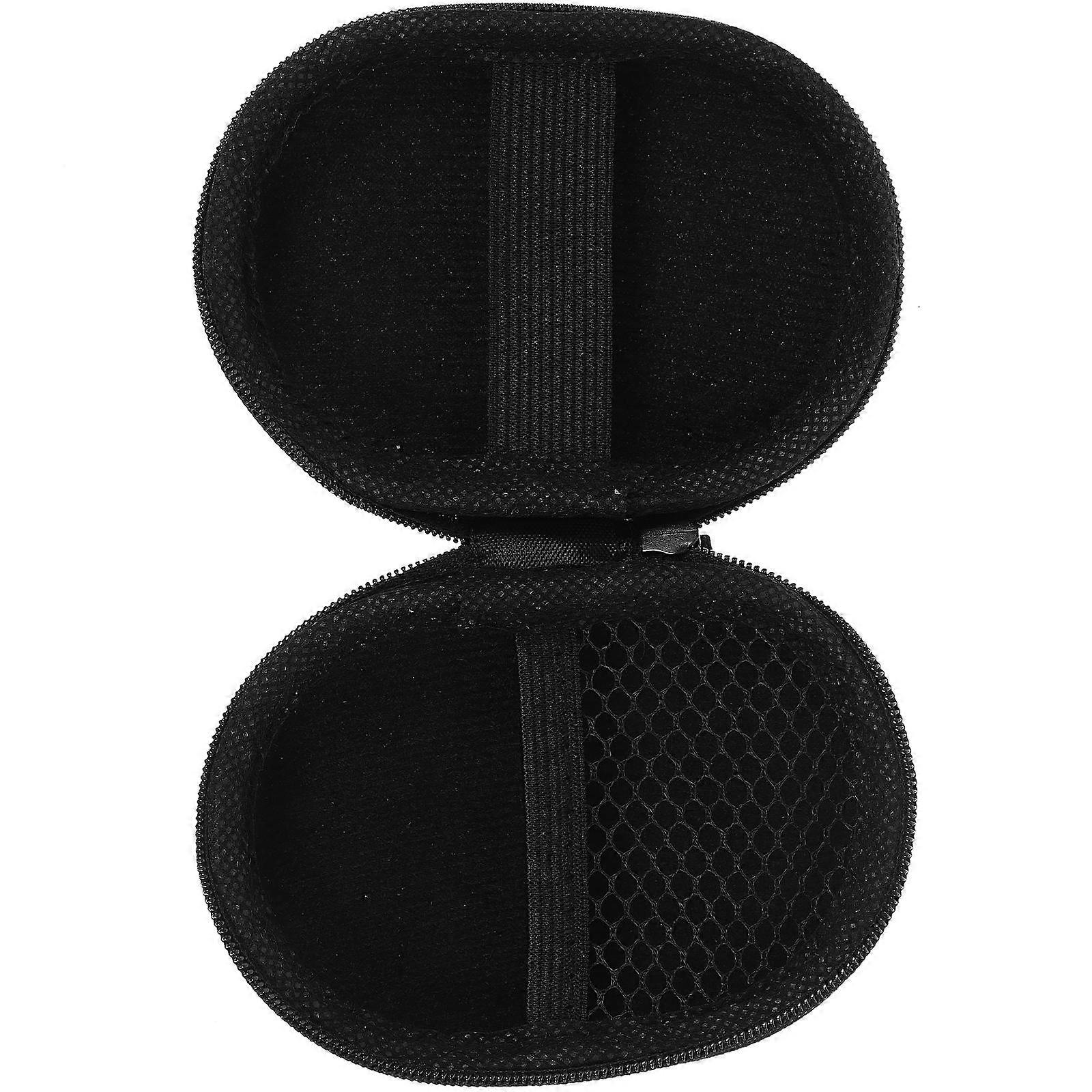 Multi-Functional Earphone Organizer Bag For General Users Grey EVA Convenient Storage Solution 2Pcs