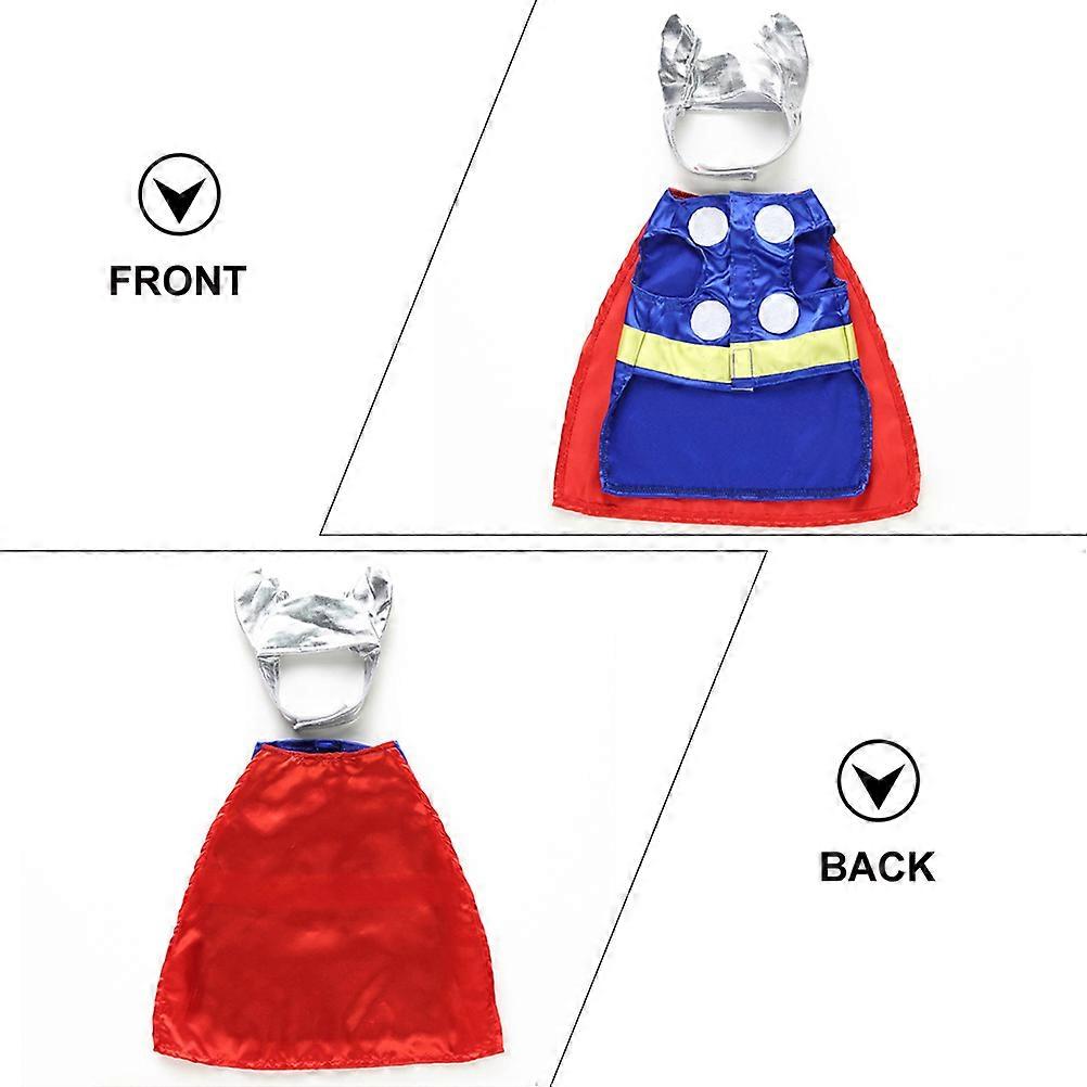 Costume For Dogs Utilized In Cosplay Events Made From Polyester Suitable For Pet Owners In 1 Set