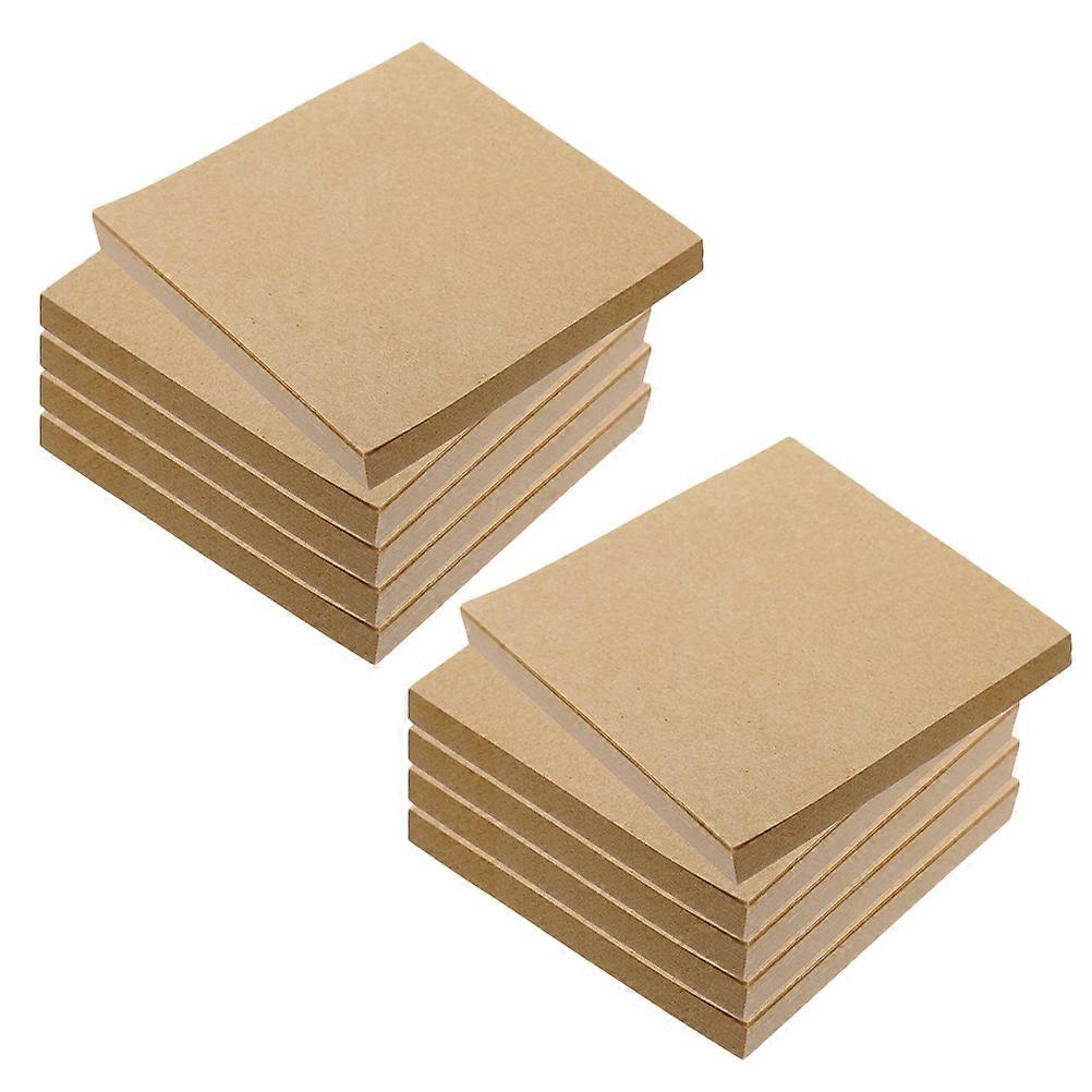 Brown Student Notepads for Writing with Adhesive Pads 2Pcs 10 Pads