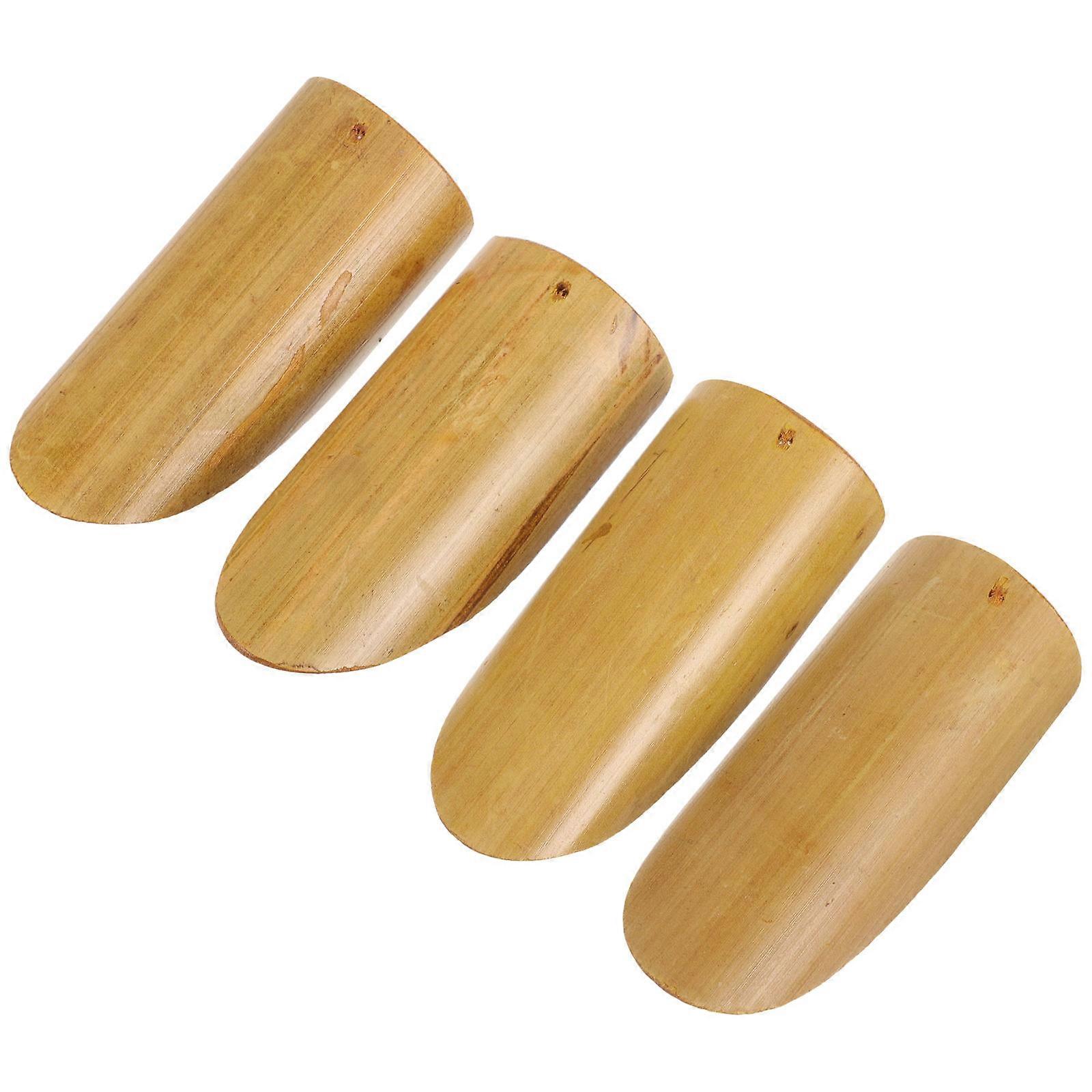 Wind Chime Bamboo Piece 8Pcs For DIY Craft And Home Decoration In Golden Color Featuring Simple Style
