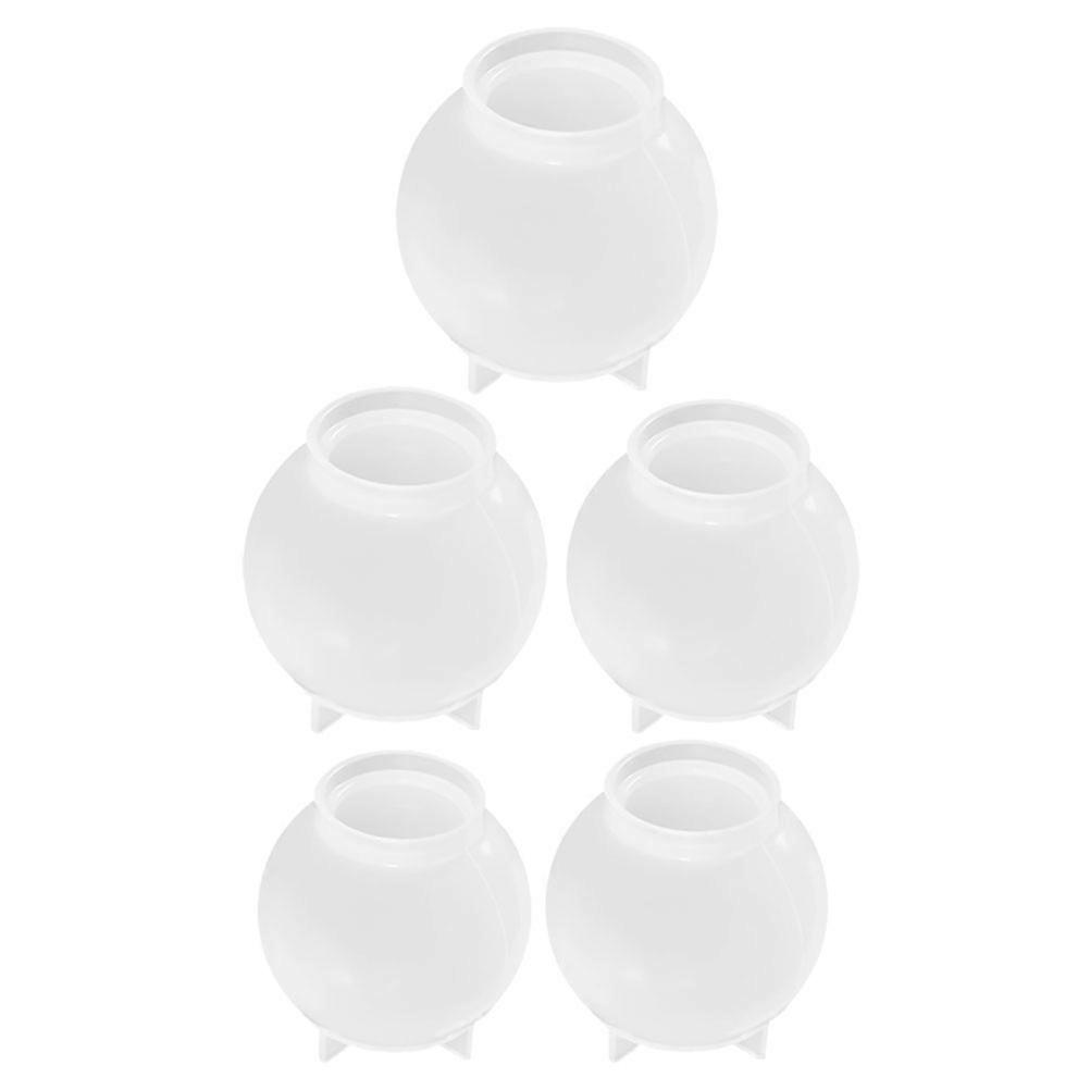 Crystal Ball Mold Silicone for DIY Sphere Craft Making 5Pcs Casting Mold