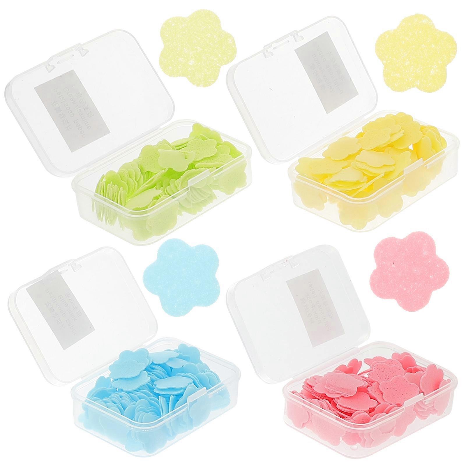 Disposable Soap Paper Mini Soap Flakes for Hand Cleaning 10Pcs Set