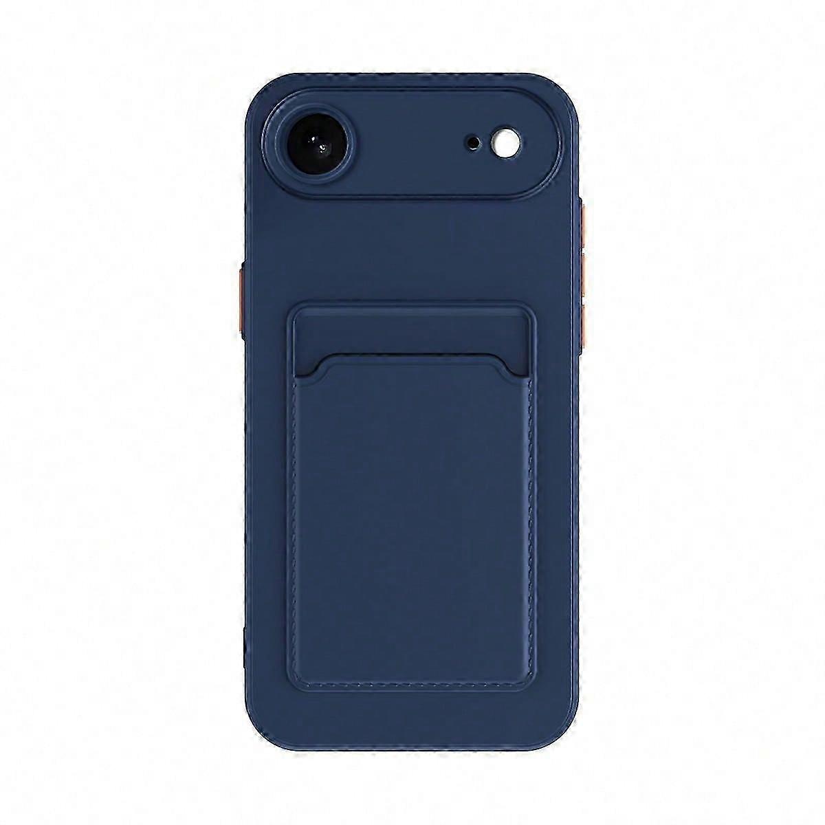 Contrast Color Button TPU Phone Case For iPhone 17