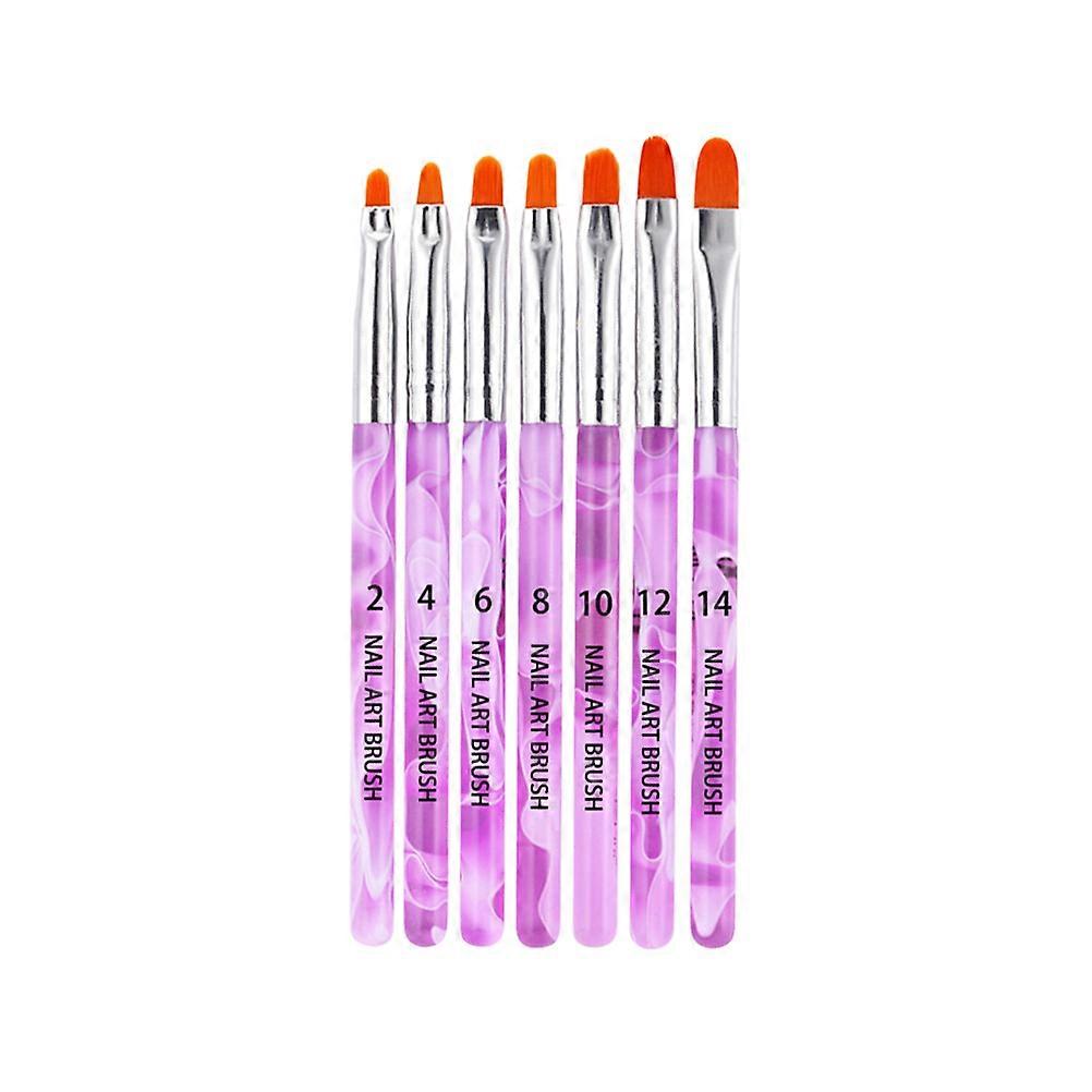 Nail Painting Brush Pen Set 21Pcs for Creating Nail Tips Builder