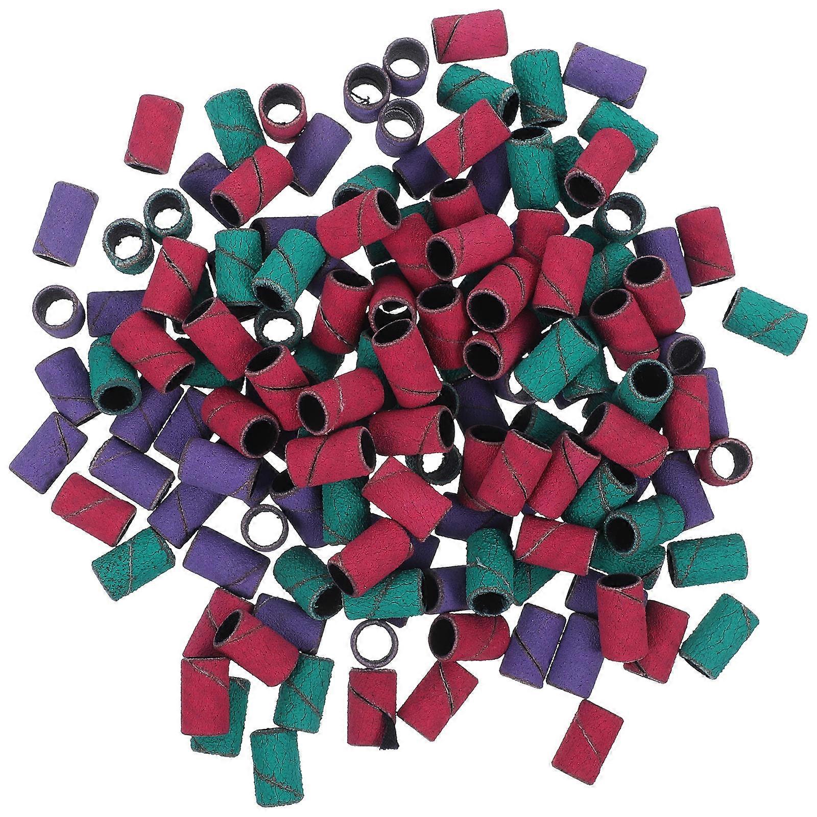 Sanding Bands for Nail Grinder Bands 15 Boxes Assorted Color Manicures