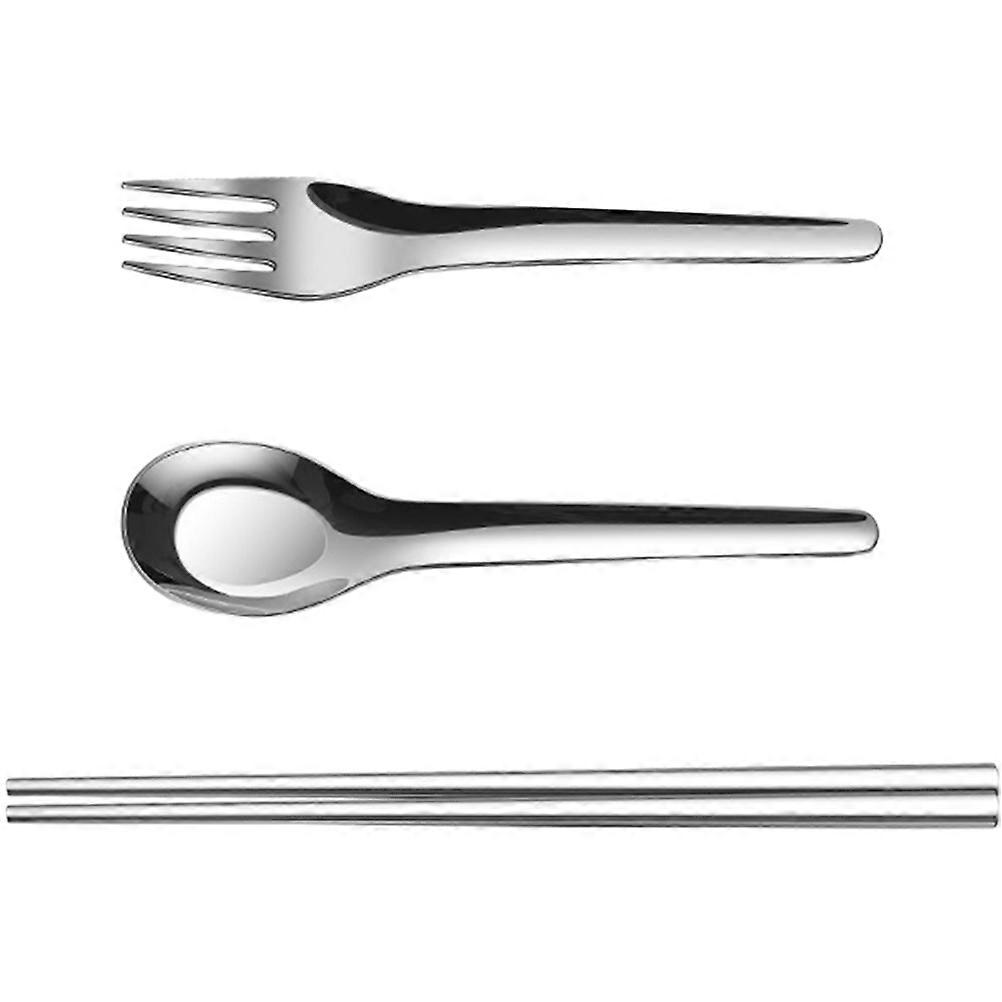 Travel Dinnerware Kit Spoon Fork Chopstick Portable Tableware For Outdoor Activities 5 Sets Durable Use